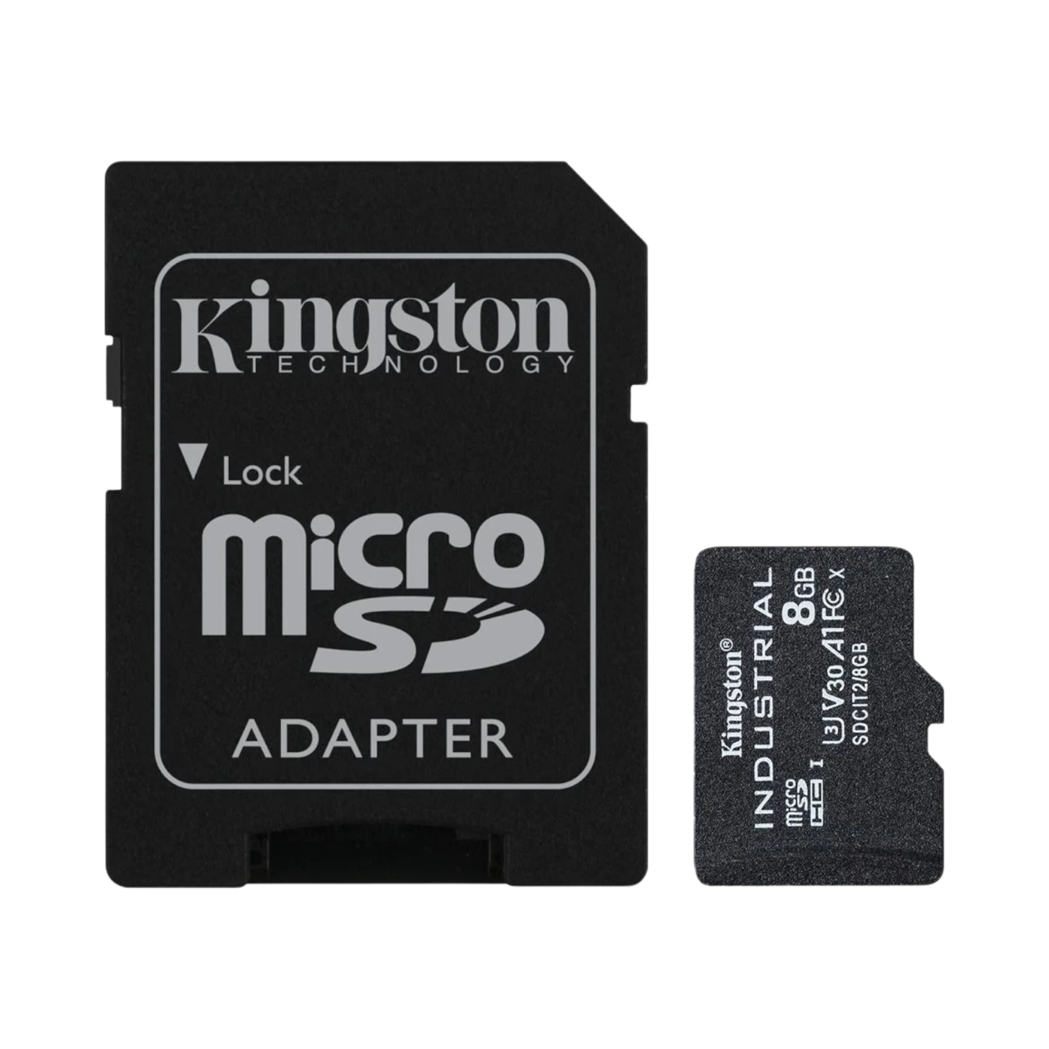 Kingston Industrial 8GB UHS-I microSDHC Memory Card with SD Adapter — Being Shipped