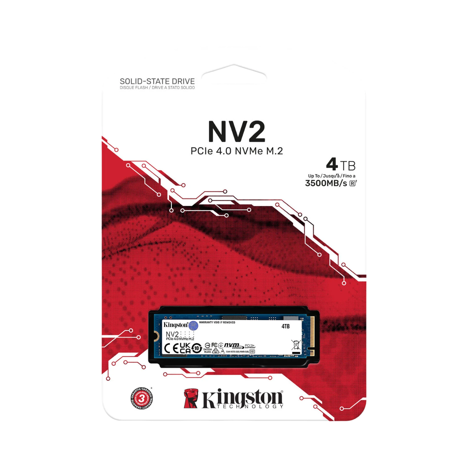 Kingston NV2 4TB M.2 2280 PCIe 4.0 NVMe SSD — Being Shipped