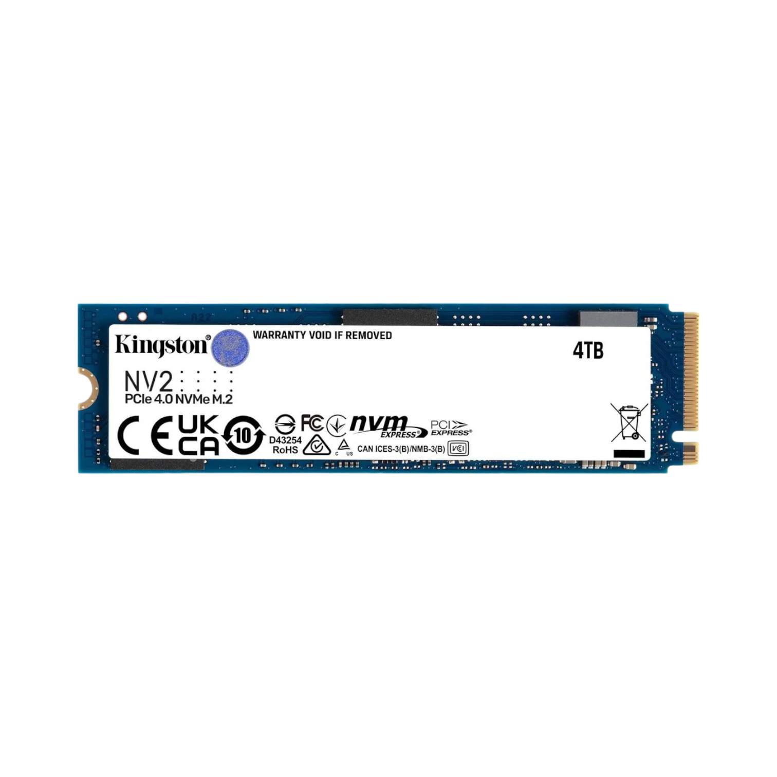 Kingston NV2 4TB M.2 2280 PCIe 4.0 NVMe SSD — Being Shipped