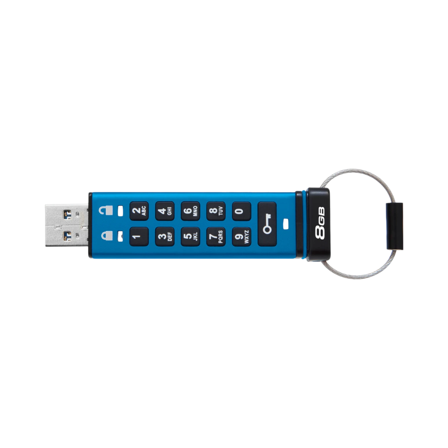 Kingston IronKey Keypad 200 USB-A 3.2 Gen 1 8GB Flash Drive — Being Shipped