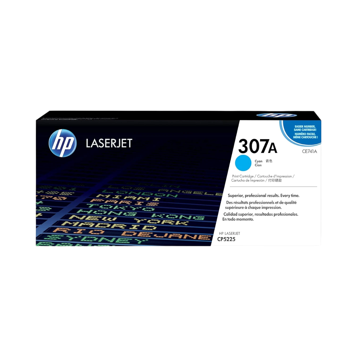 HP 307A Cyan Toner Cartridge for Color LaserJet CP5225 — Being Shipped