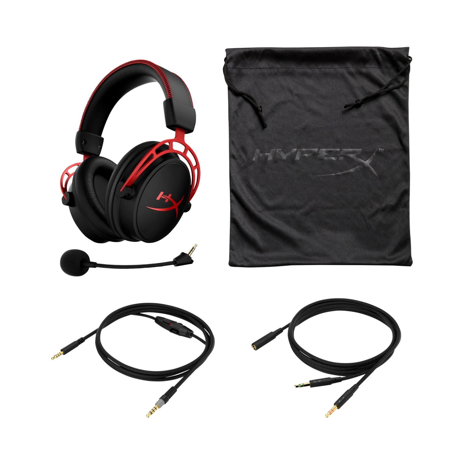 HyperX Cloud Alpha Gaming Headset (Black/Red) — Being Shipped