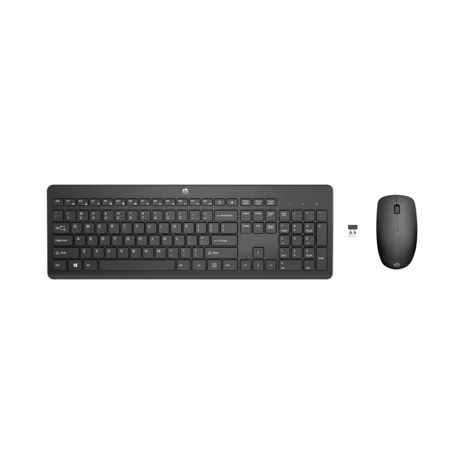 HP 230 2.4GHz Wireless Mouse & Keyboard Combo (Black) — Being Shipped