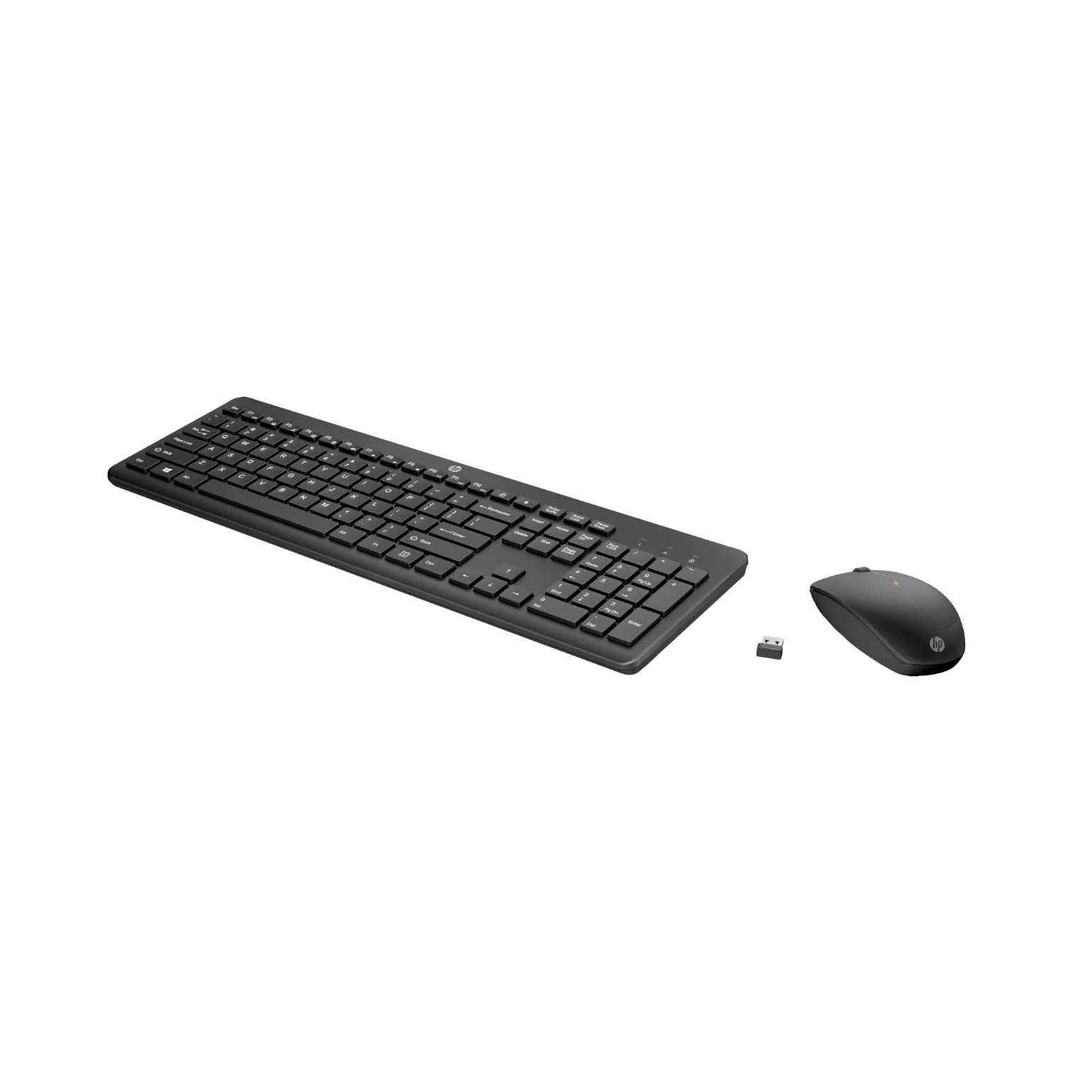 HP 230 2.4GHz Wireless Mouse & Keyboard Combo (Black) — Being Shipped