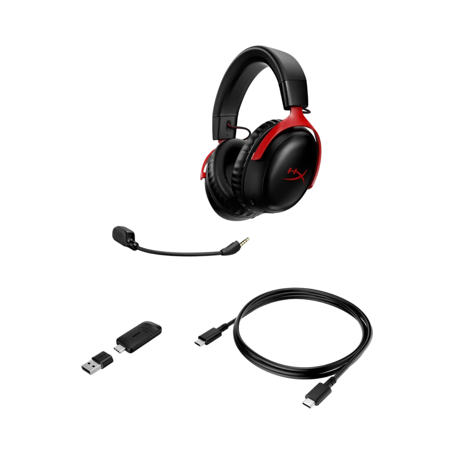 HyperX Cloud III Wireless Gaming Headset (Black/Red) — Being Shipped