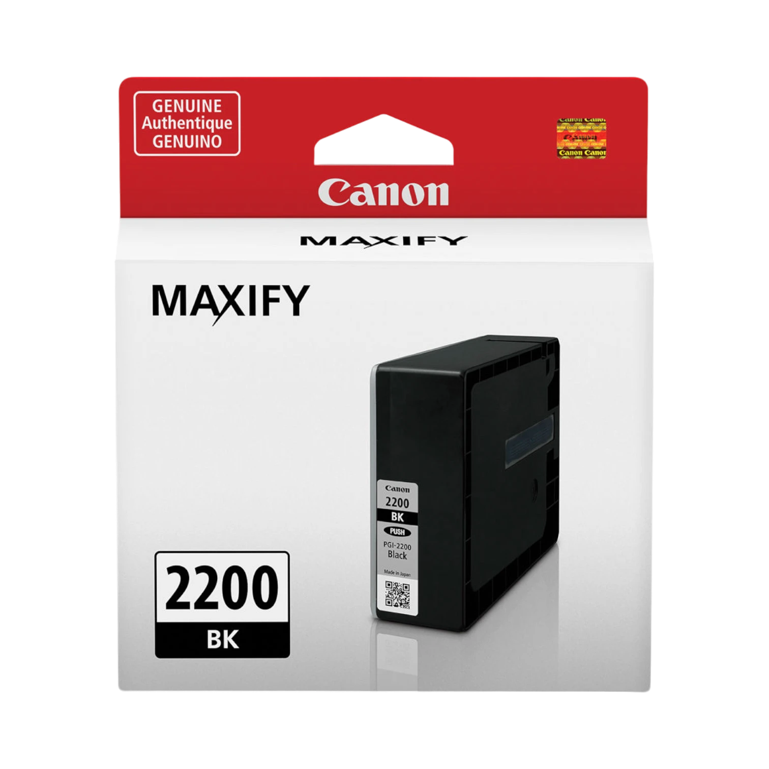 Canon PGI-2200 Black Pigment Ink Cartridge Standard Yield — Being Shipped