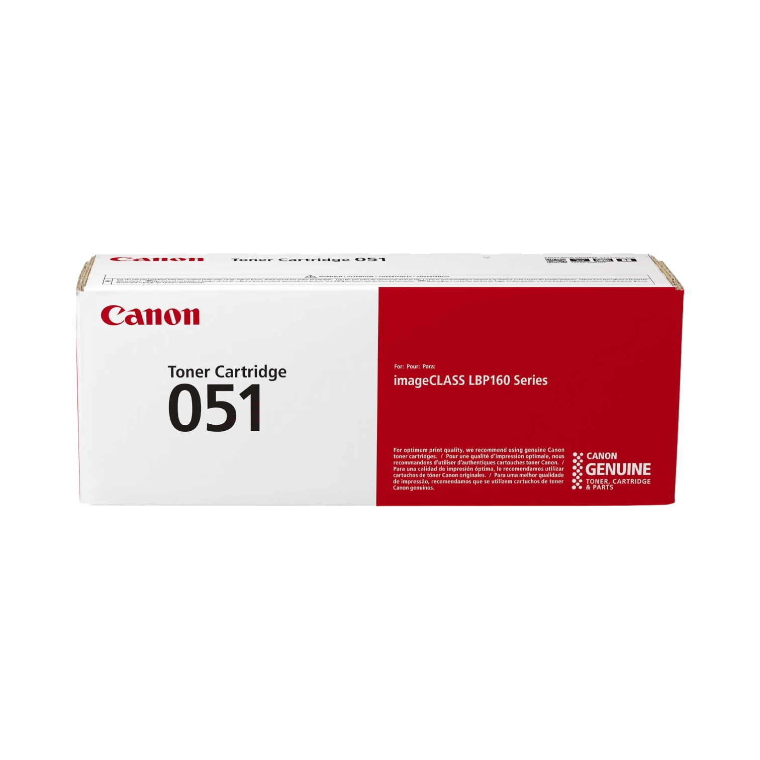 Canon 051 Black Toner Cartridge for imageCLASS Printers — Being Shipped