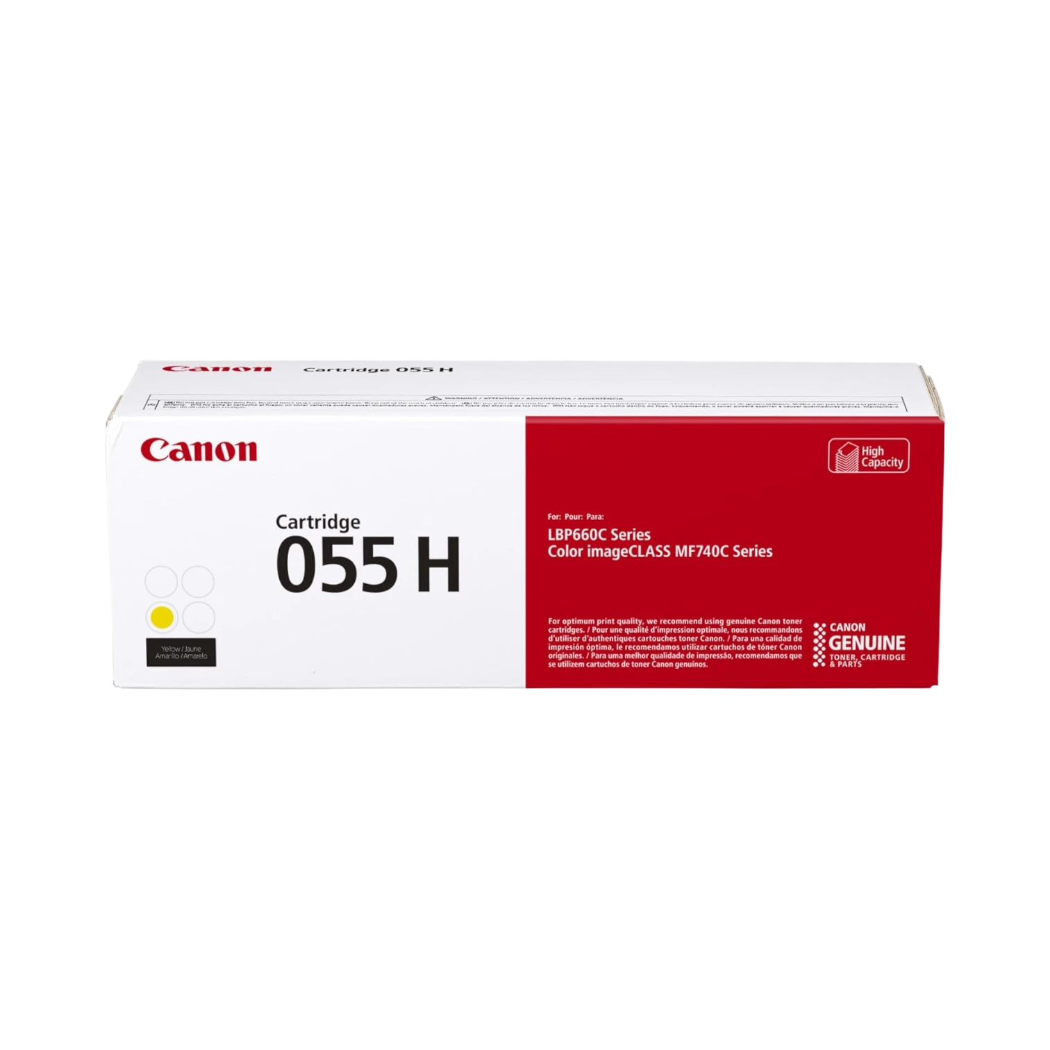 Canon 055 High-Capacity Yellow Toner Cartridge — Being Shipped