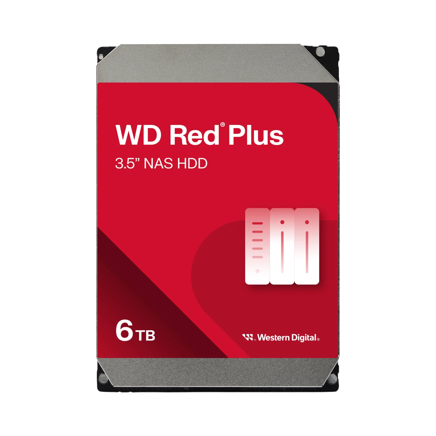 Western Digital Red Plus 6TB 3.5" NAS Internal Hard Disk Drive — Being Shipped