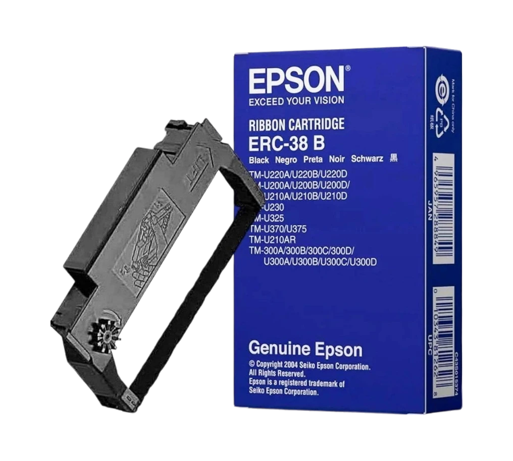 Epson ERC-38B Black Fabric Ribbon — Being Shipped