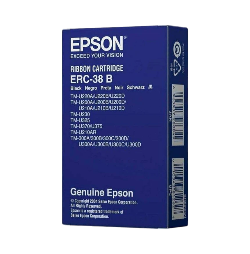 Epson ERC-38B Black Fabric Ribbon — Being Shipped