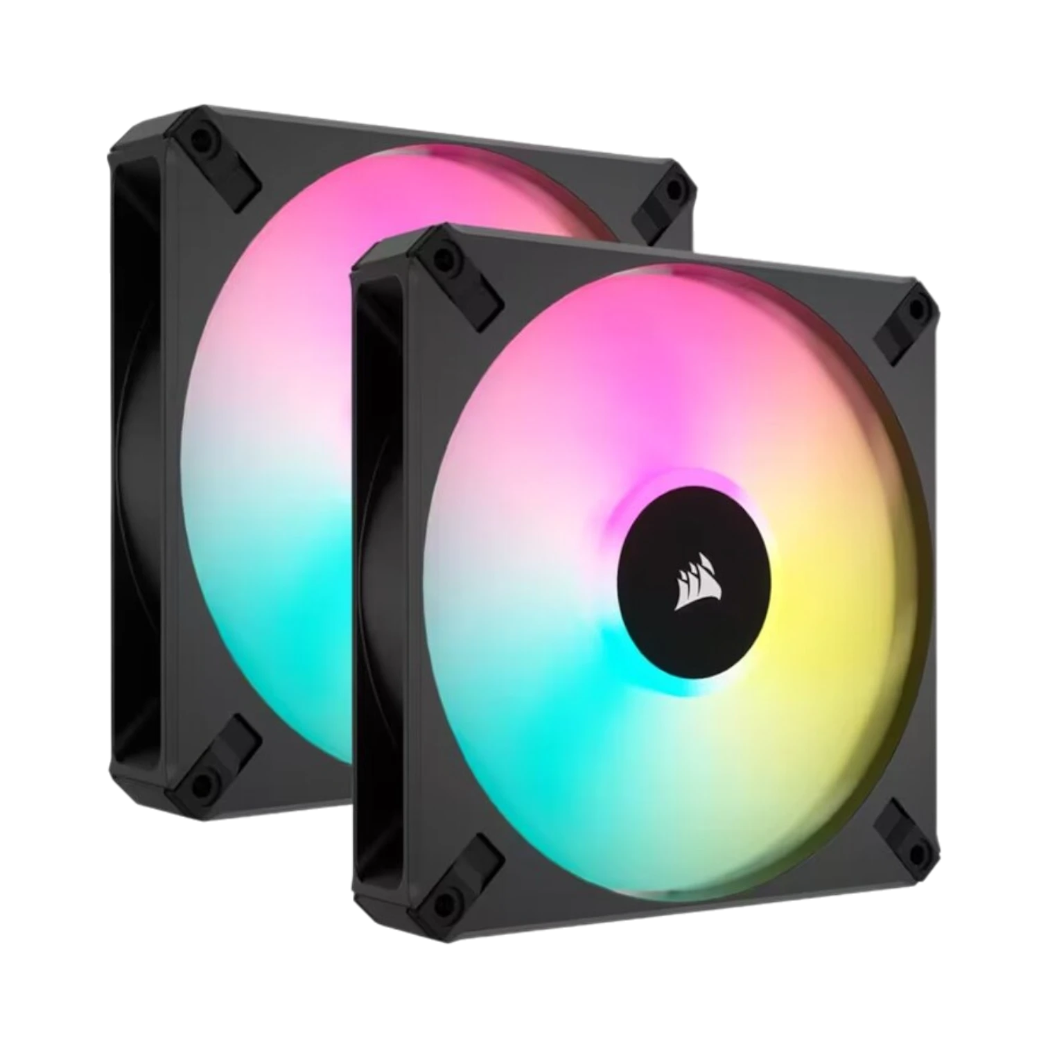 CORSAIR AF140 RGB ELITE 140mm PWM Dual Fan Kit (Black) — Being Shipped