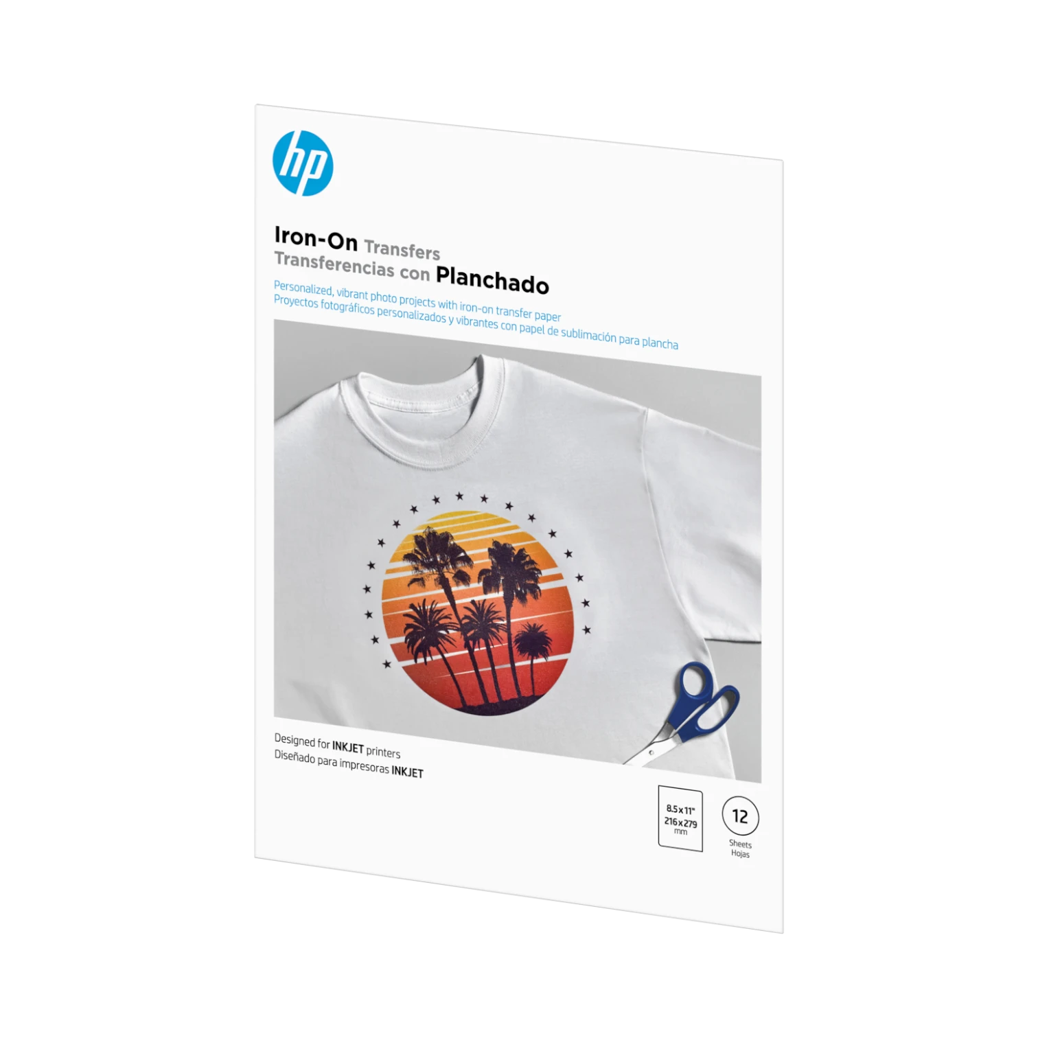 HP Iron-on Transfer Paper (12 Sheets, 8.5 x 11") — Being Shipped