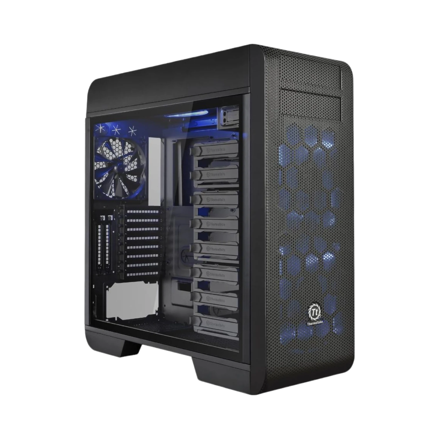 Thermaltake Core V71 Tempered Glass Full-Tower Chassis (Black) — Being Shipped