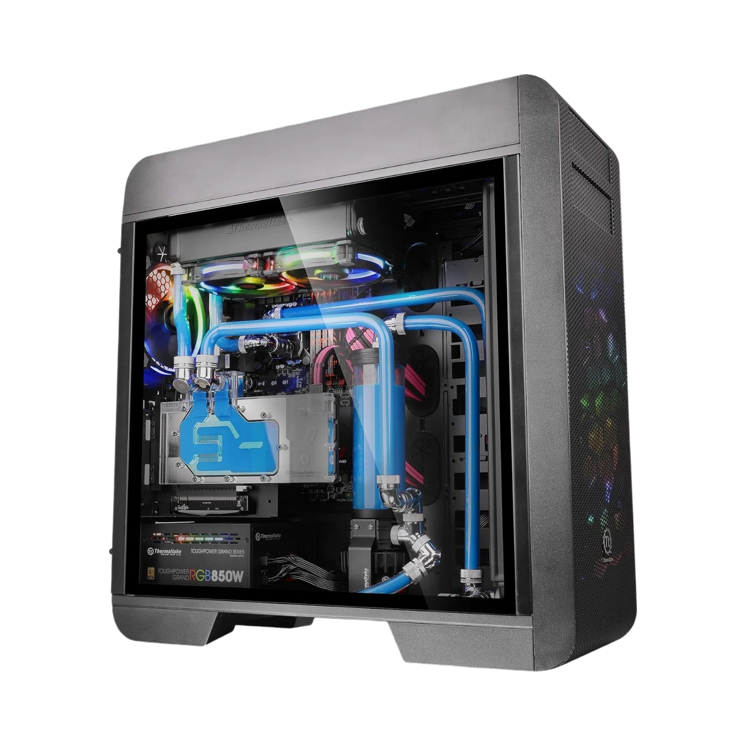 Thermaltake Core V71 Tempered Glass Full-Tower Chassis (Black) — Being Shipped