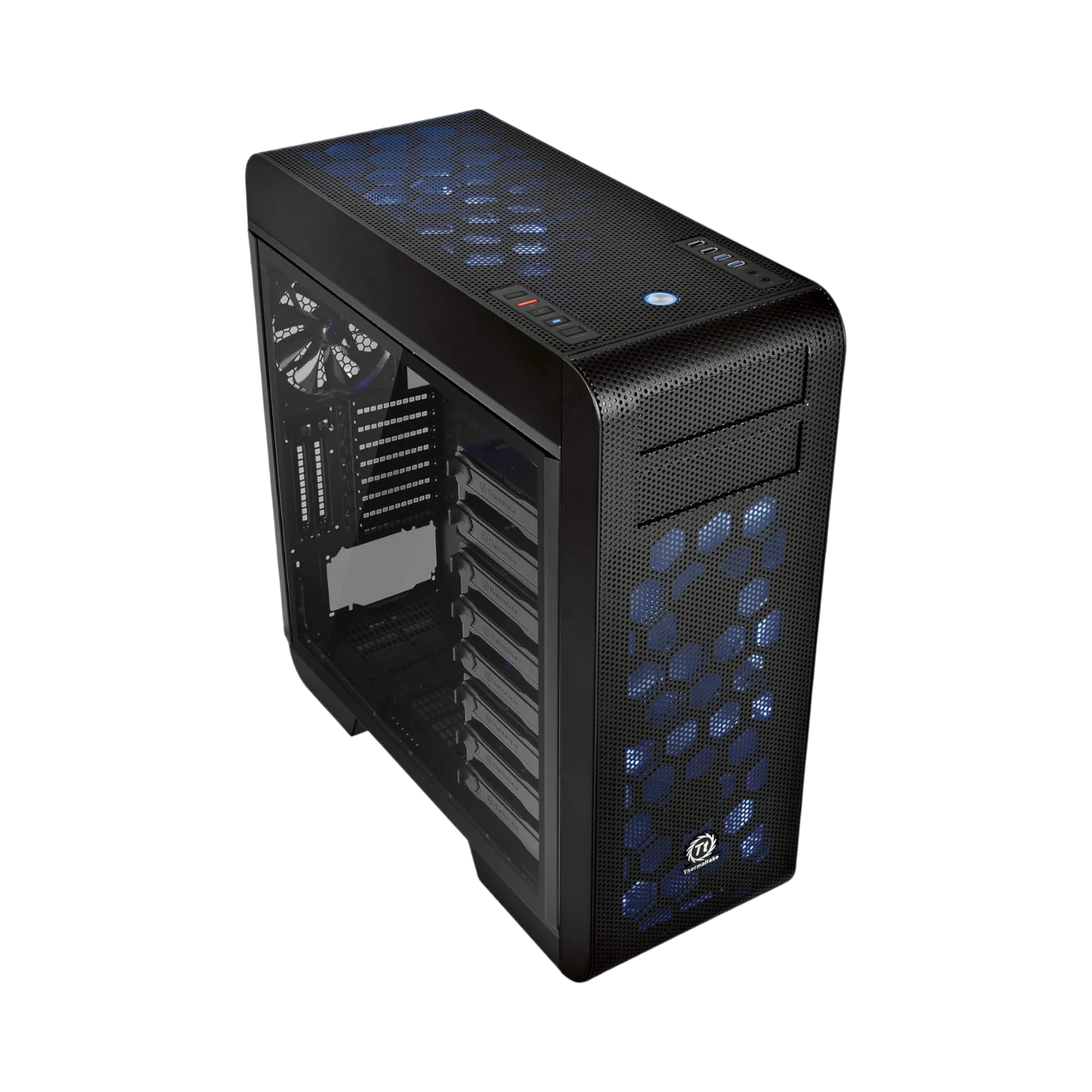 Thermaltake Core V71 Tempered Glass Full-Tower Chassis (Black) — Being Shipped