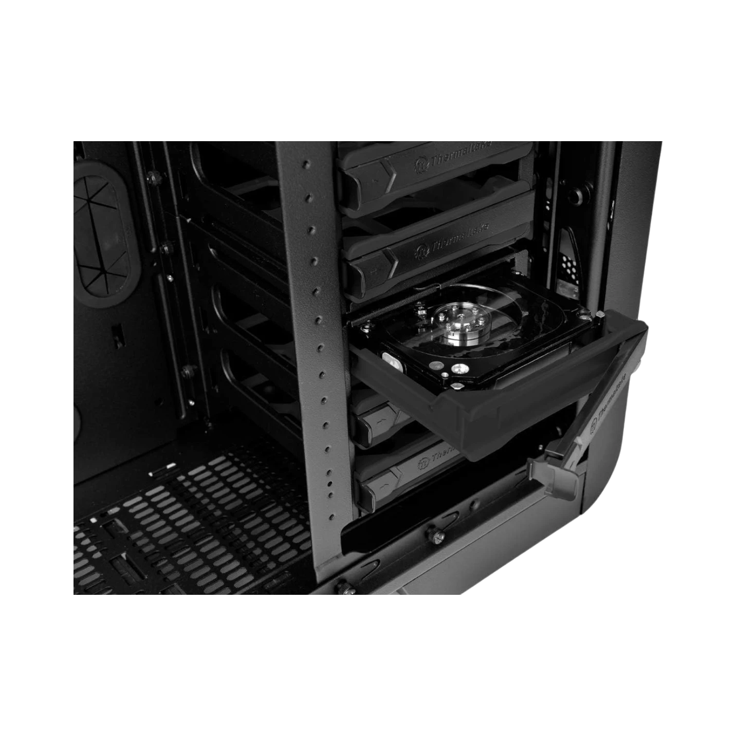 Thermaltake Core V71 Tempered Glass Full-Tower Chassis (Black) — Being Shipped