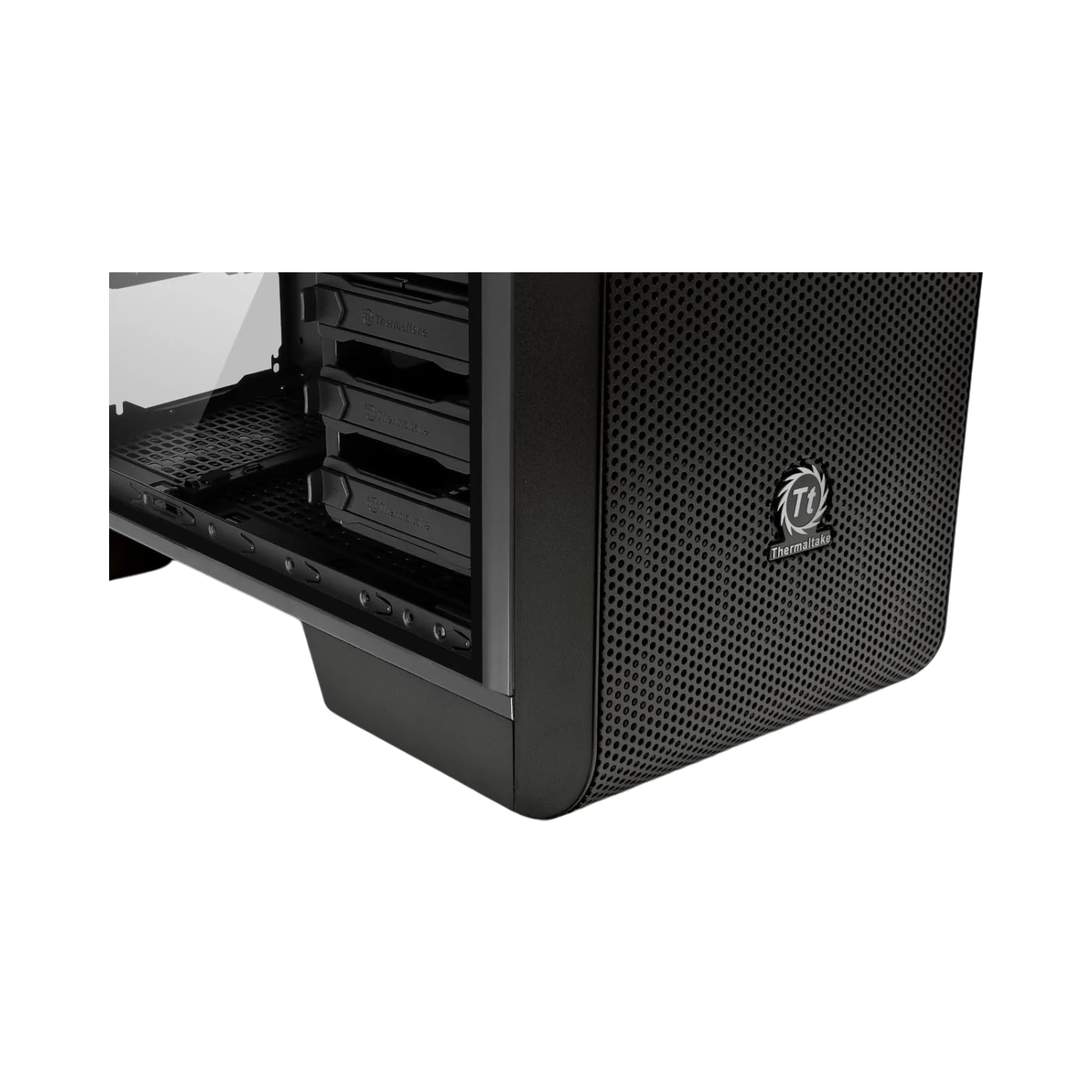 Thermaltake Core V71 Tempered Glass Full-Tower Chassis (Black) — Being Shipped