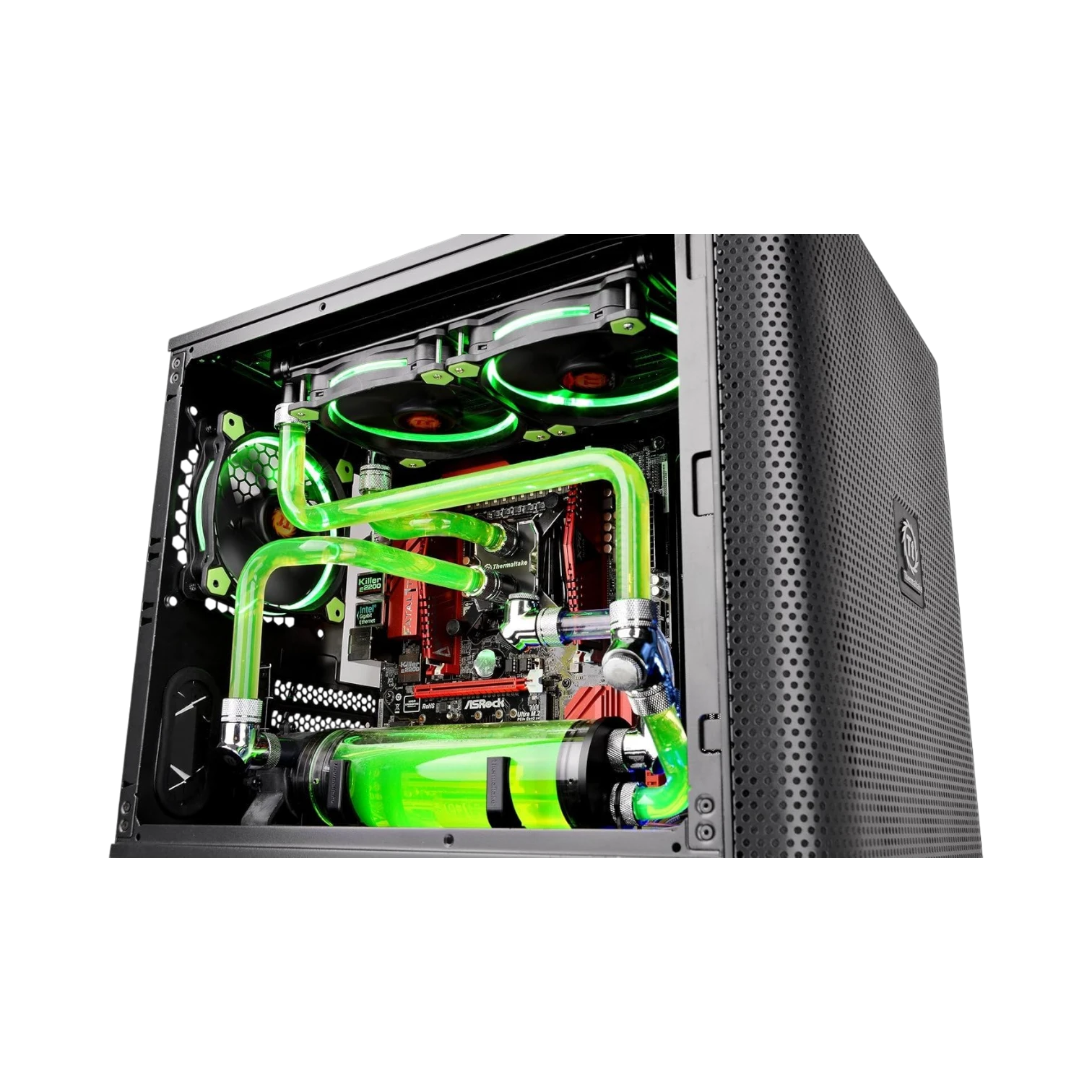 Thermaltake Core V21 Micro Chassis (Black) — Being Shipped