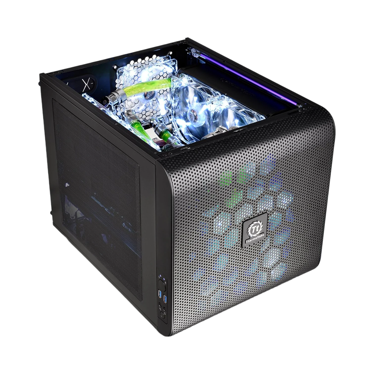 Thermaltake Core V21 Micro Chassis (Black) — Being Shipped