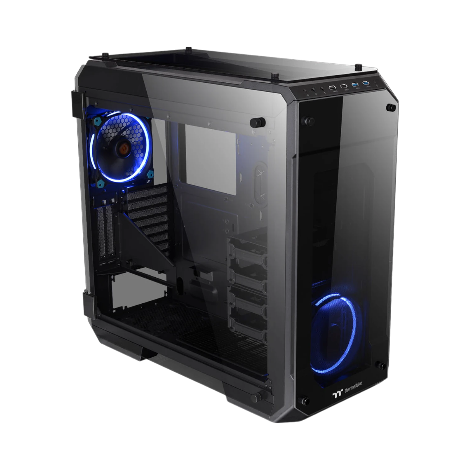 Thermaltake View 71 Full-Tower Case with Blue LEDs (Black) — Being Shipped