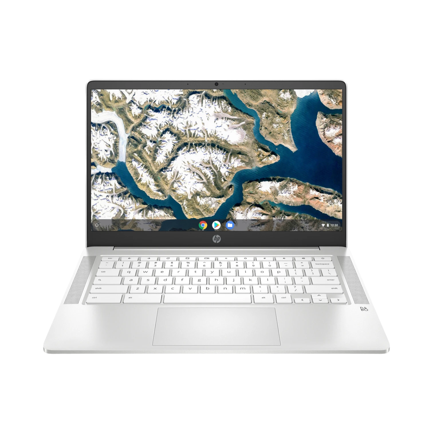 HP Chromebook 14" Laptop Intel Celeron N4120, 4GB RAM, 64GB eMMC (Ceramic White) — Being Shipped