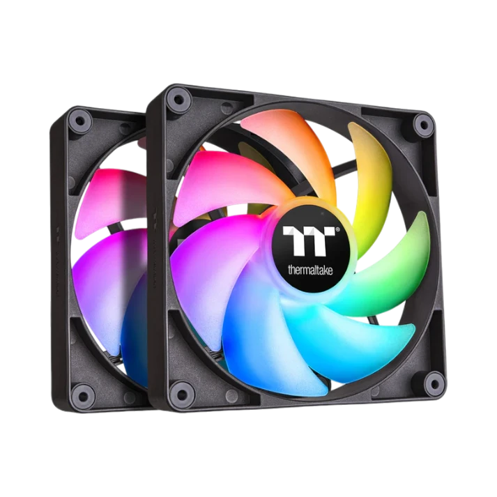 Thermaltake CT120 ARGB 2-Pack PC Cooling Fan (Black) — Being Shipped