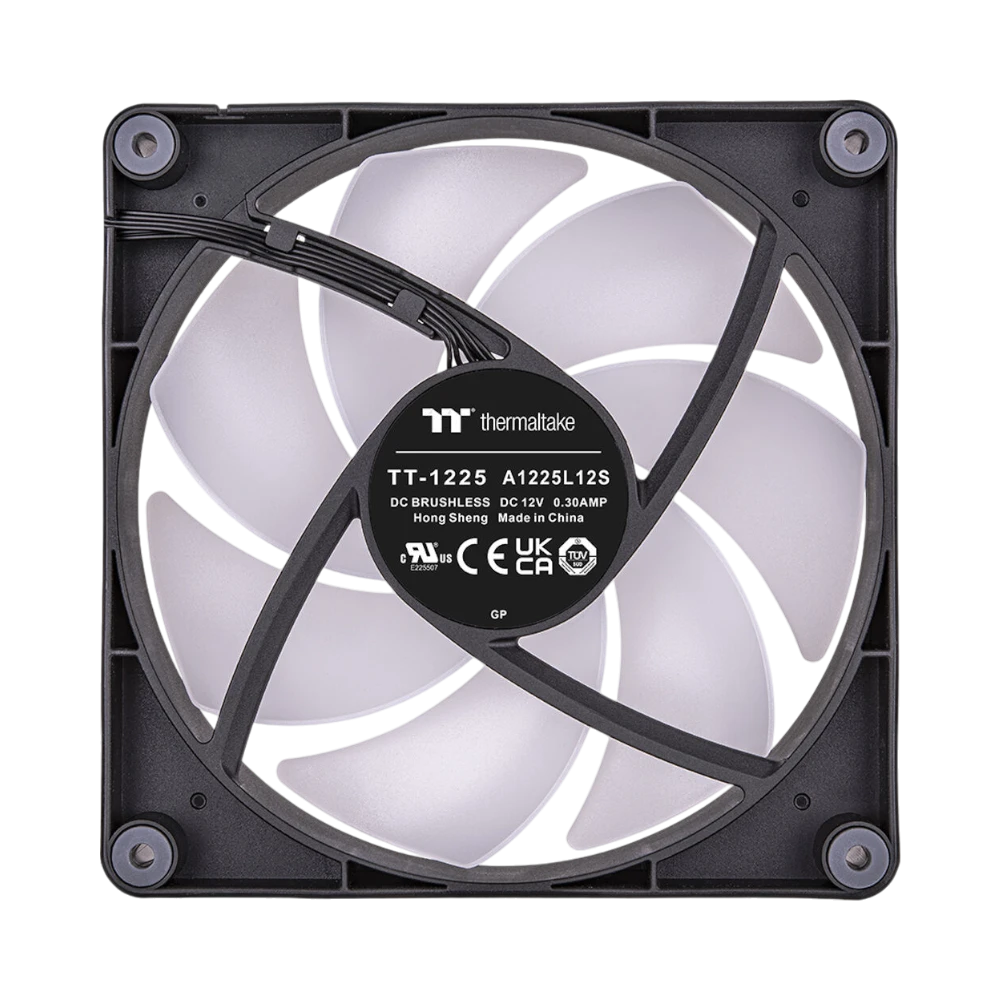 Thermaltake CT120 ARGB 2-Pack PC Cooling Fan (Black) — Being Shipped