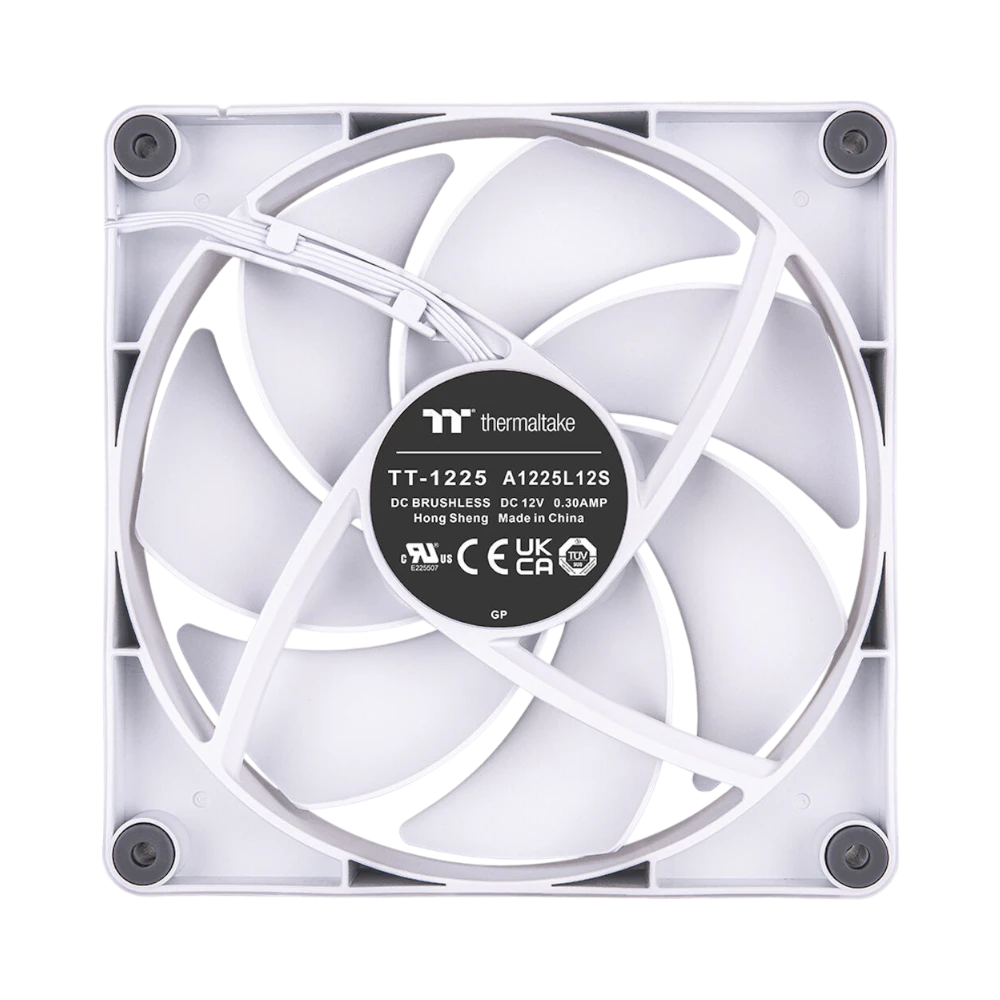 Thermaltake CT120 2-Pack PC Cooling Fan (White) — Being Shipped