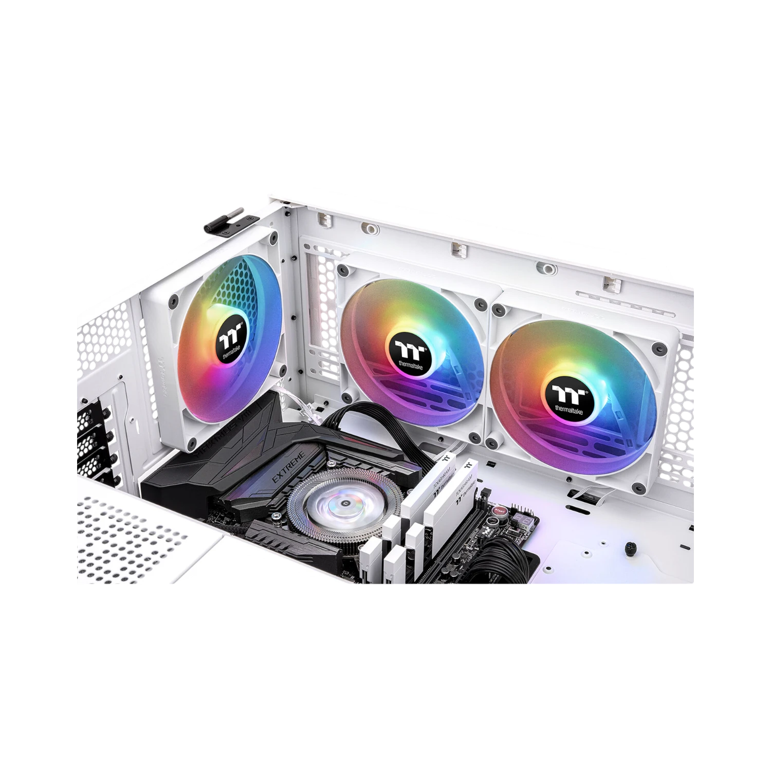 Thermaltake CT120 ARGB 2-Pack PC Cooling Fan (White) — Being Shipped