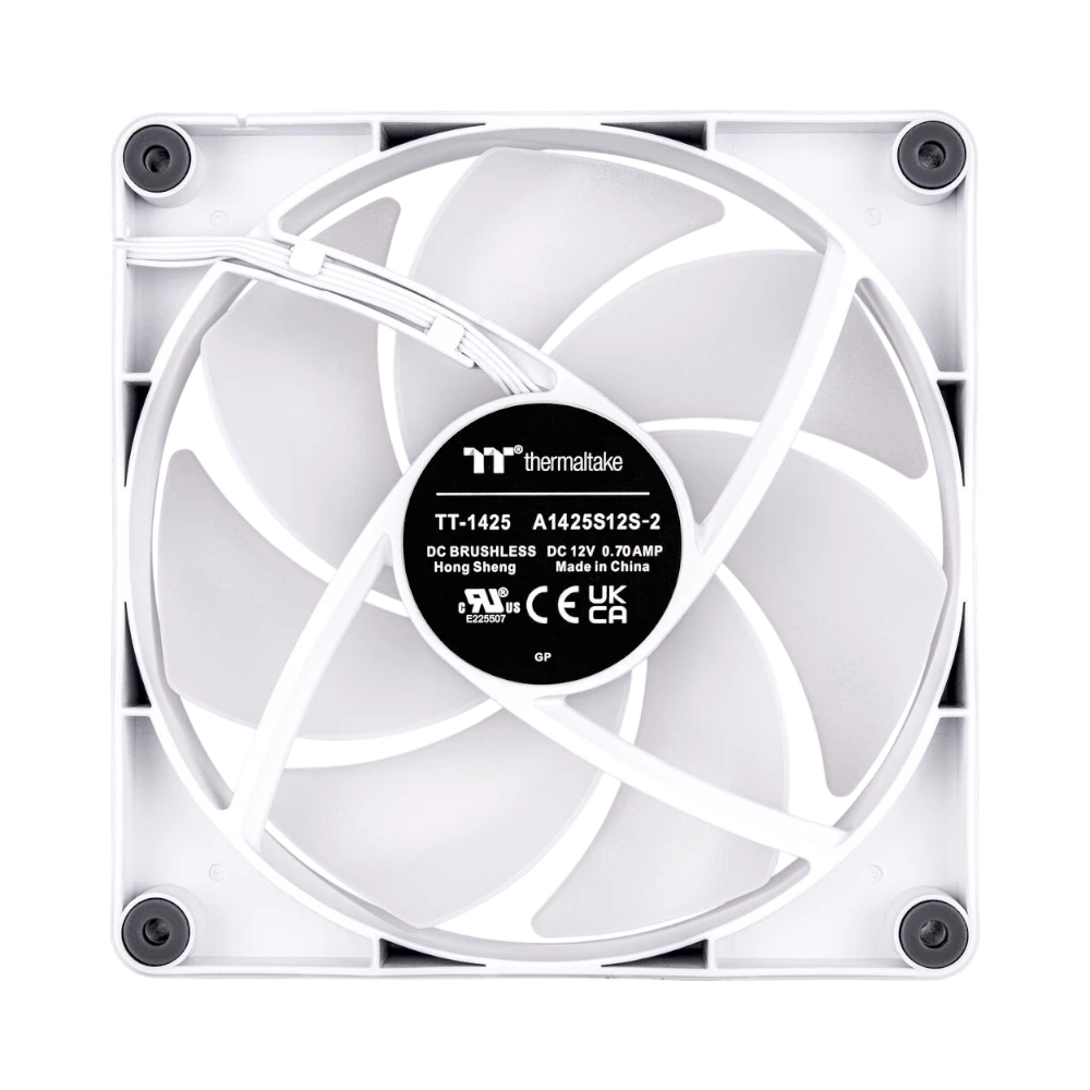 Thermaltake CT140 PC ARGB 2-Pack Cooling Fan (White) — Being Shipped