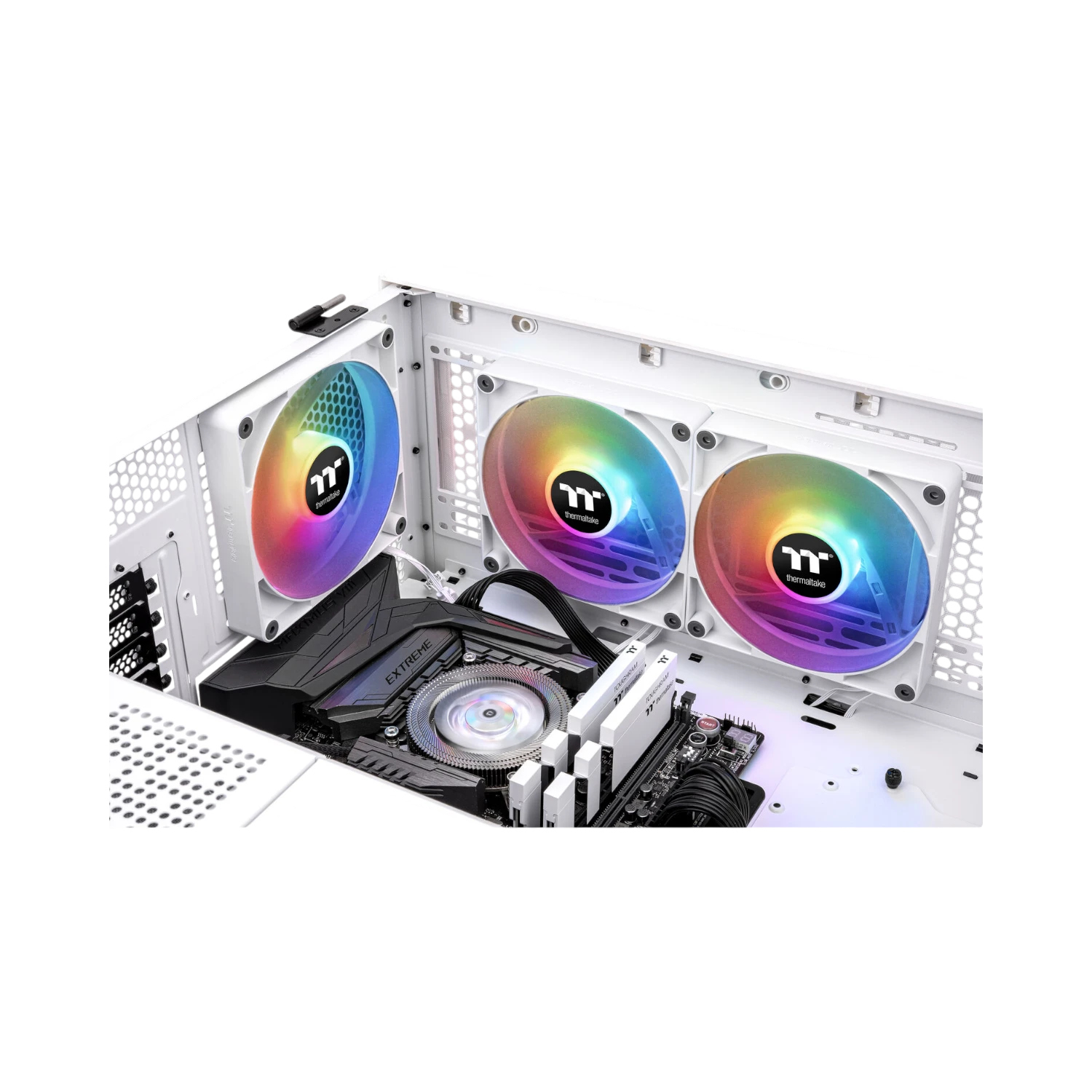 Thermaltake CT140 PC ARGB 2-Pack Cooling Fan (White) — Being Shipped