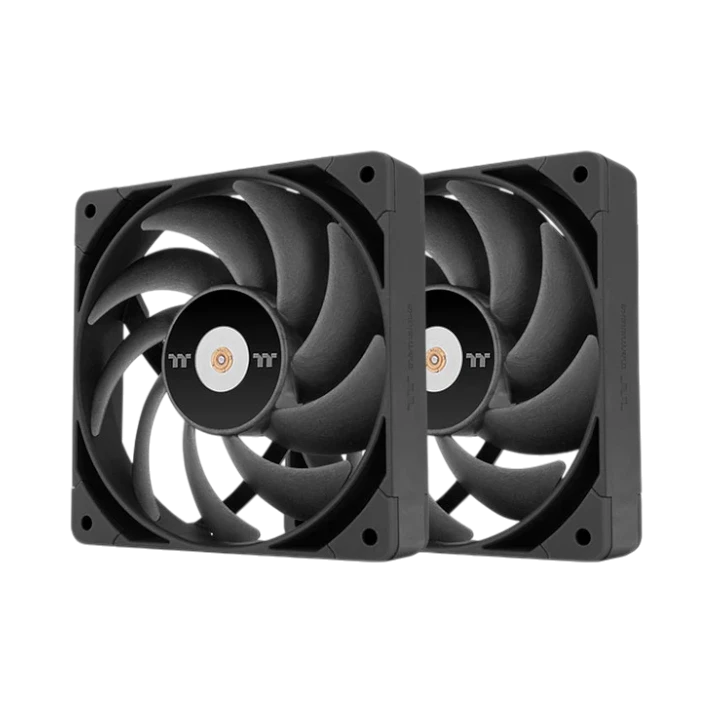 Thermaltake TOUGHFAN 12 Pro 2-Pack High Static Pressure PC Cooling Fan (Black) — Being Shipped