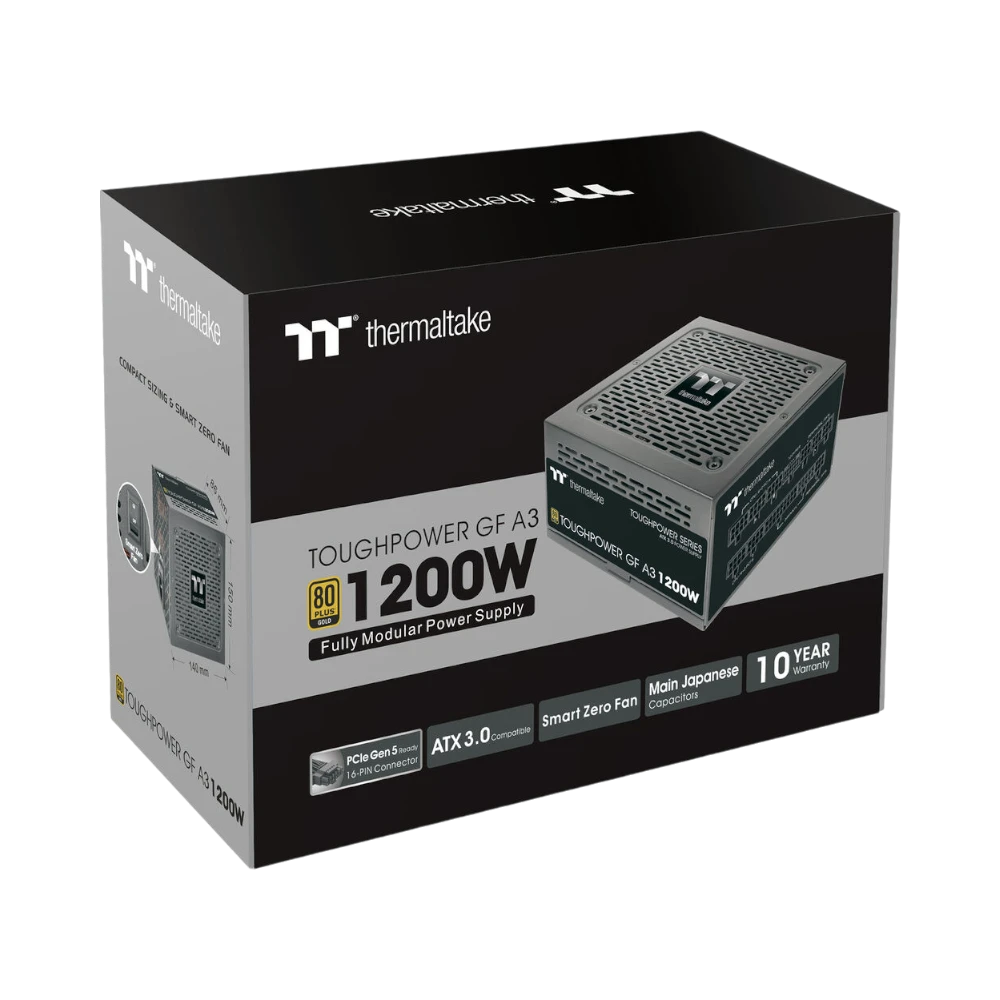 Thermaltake ToughPower GF A3 80 PLUS Gold 1200W Power Supply — Being Shipped