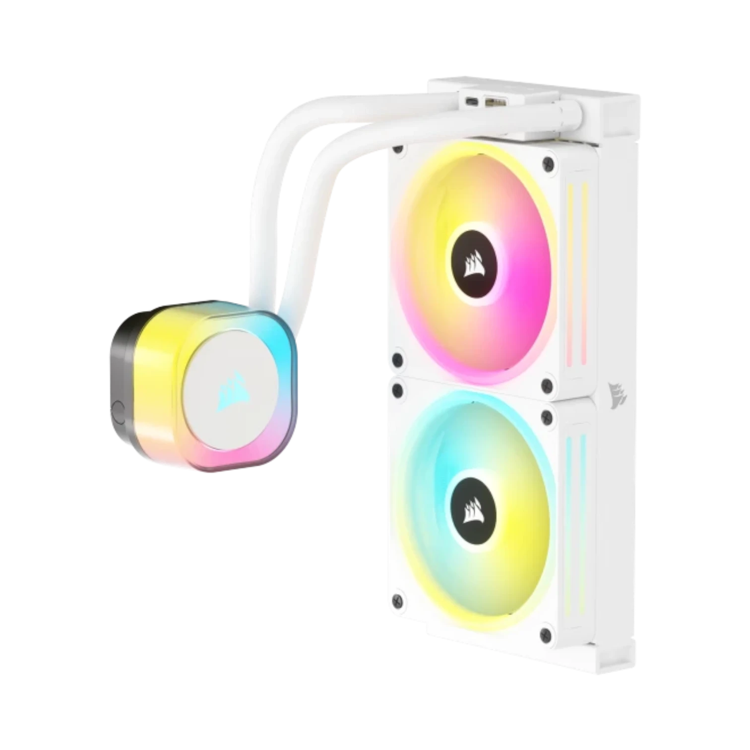 CORSAIR iCUE LINK H100i RGB AIO Liquid CPU Cooler (White) — Being Shipped