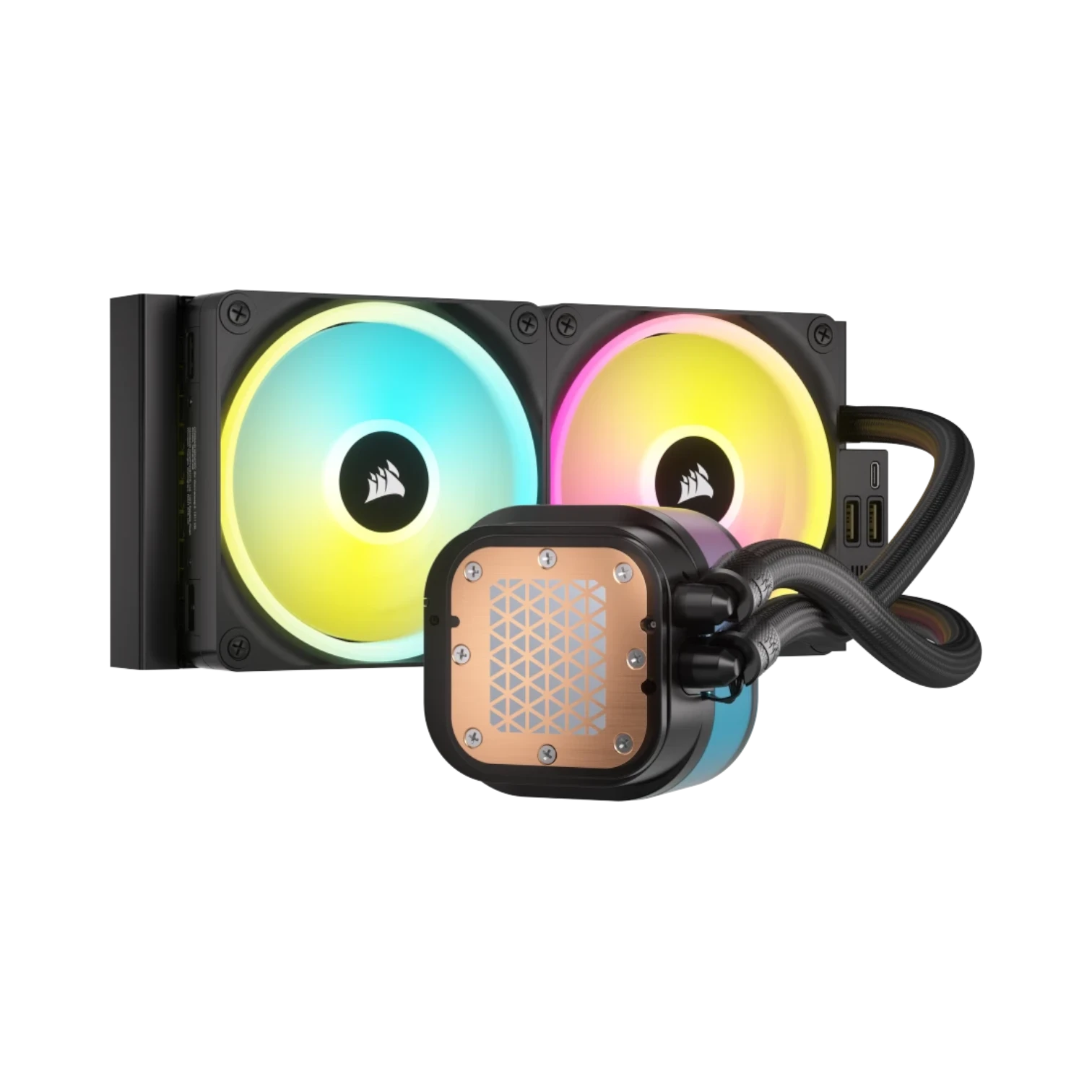 CORSAIR iCUE LINK H100i RGB AIO Liquid CPU Cooler (Black) — Being Shipped