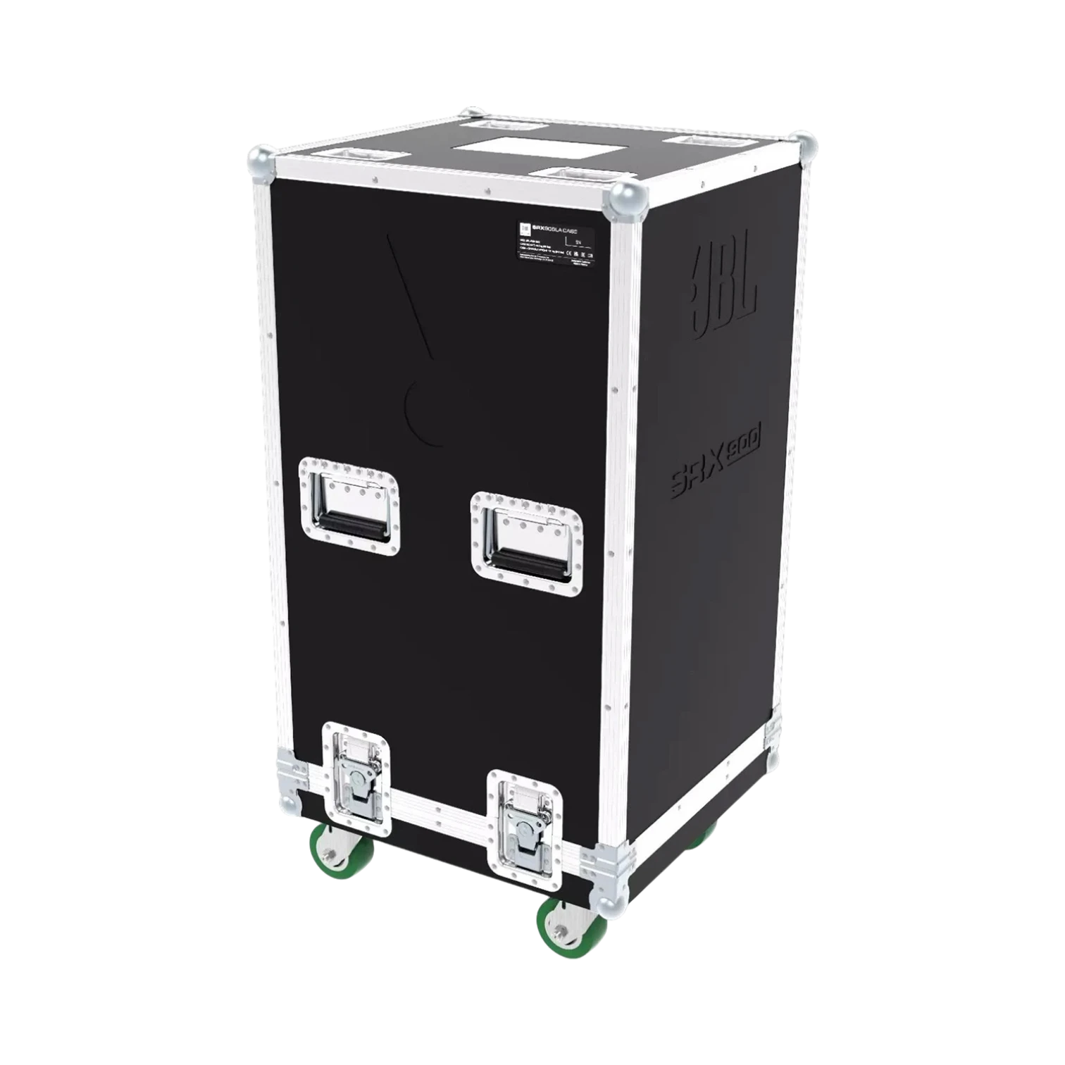 JBL Flight Case with Wheels for 4x SRX906LA Speakers, Black — Being Shipped