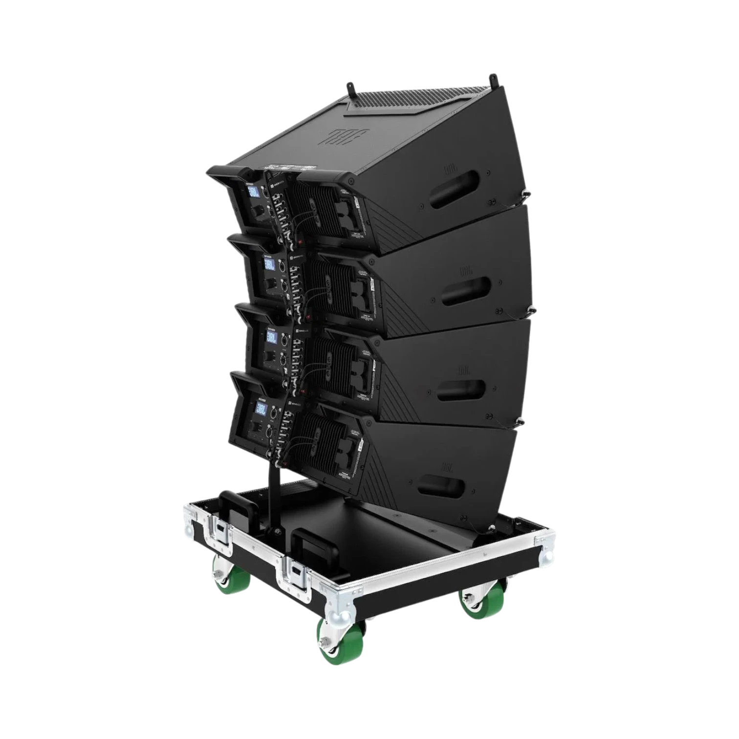 JBL Flight Case with Wheels for 4x SRX906LA Speakers, Black — Being Shipped