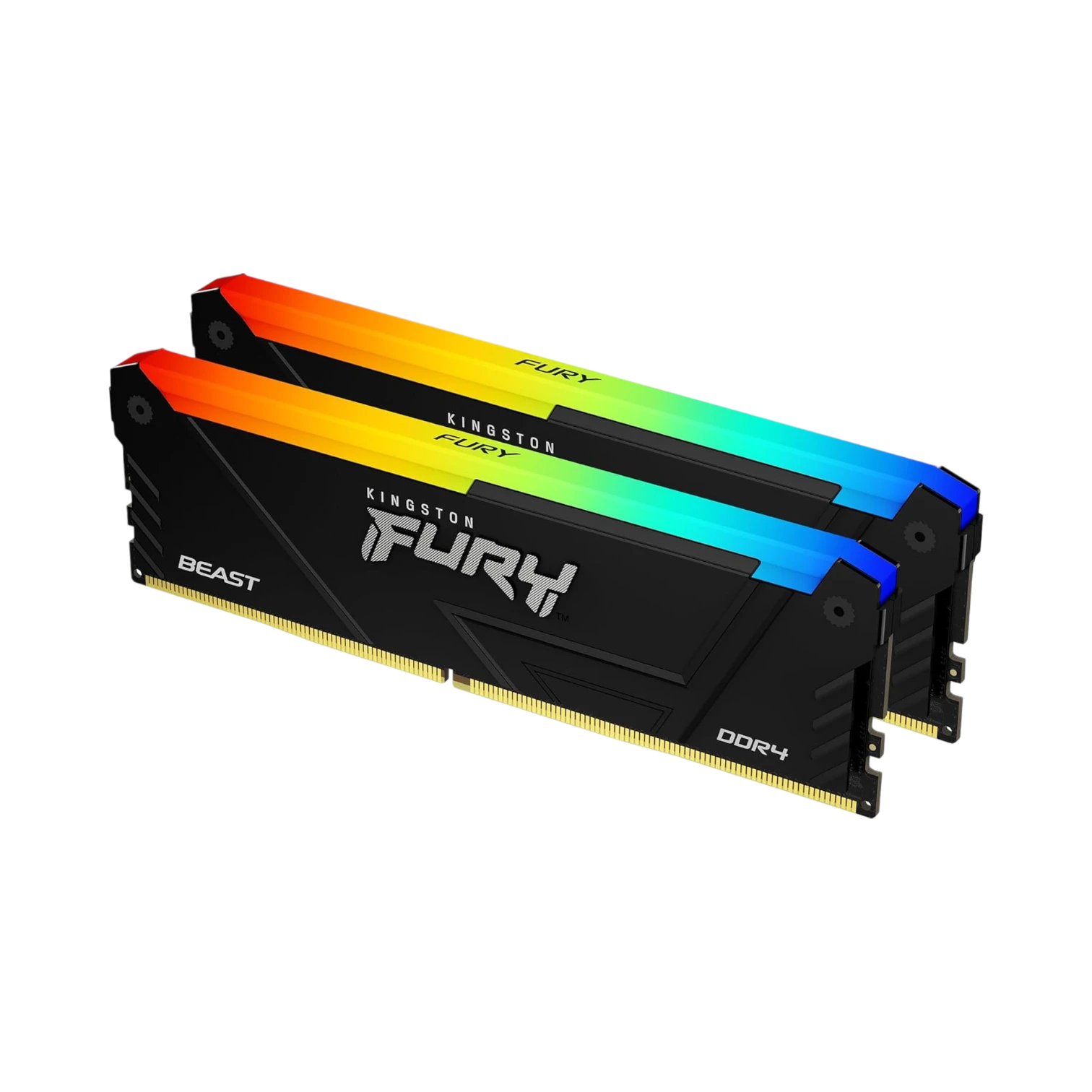 Kingston FURY Beast Black RGB 16GB 3733MT/s DDR4 Memory (2 x 8GB) — Being Shipped