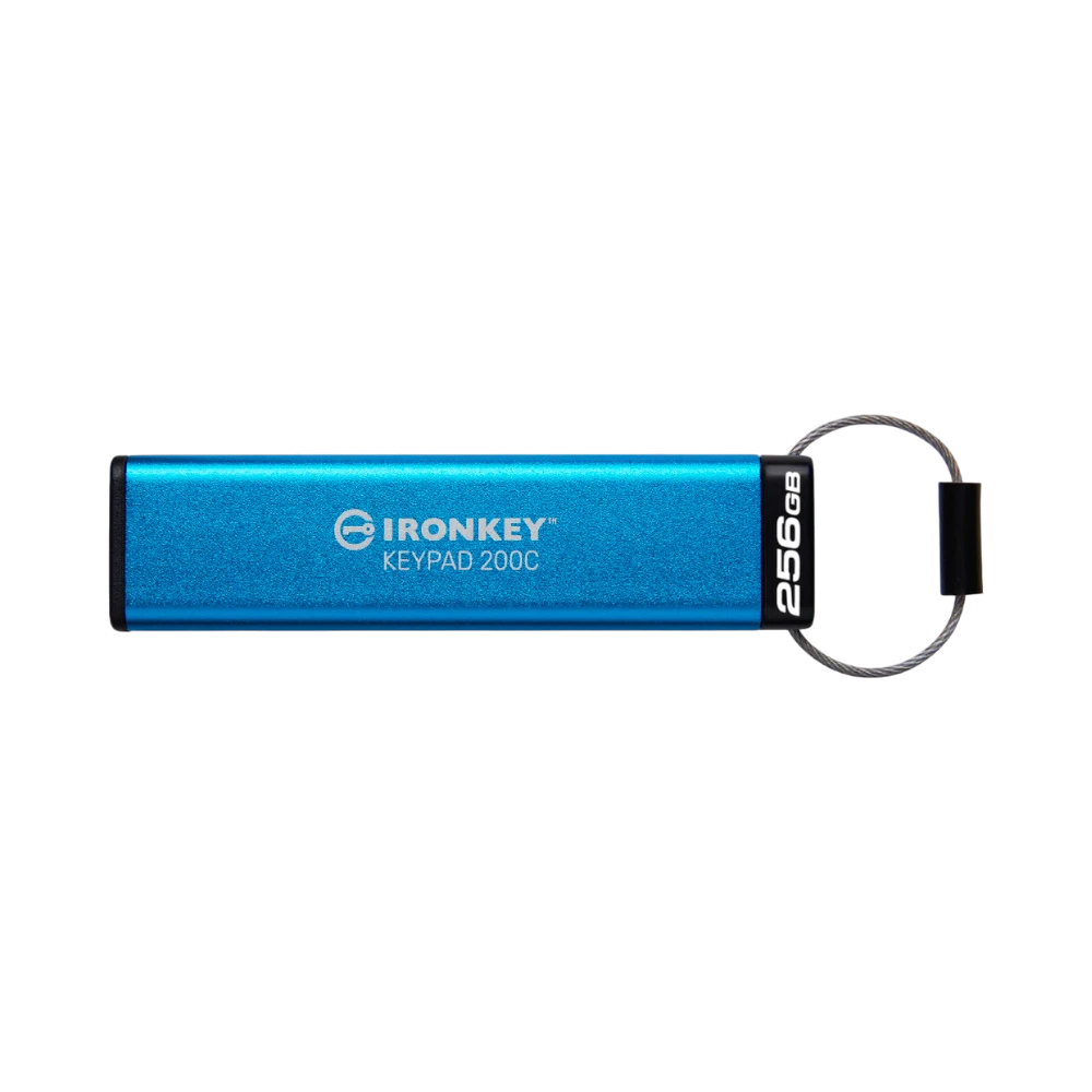 Kingston IronKey Keypad 200 USB-C 3.2 Gen 1 256GB Flash Drive — Being Shipped