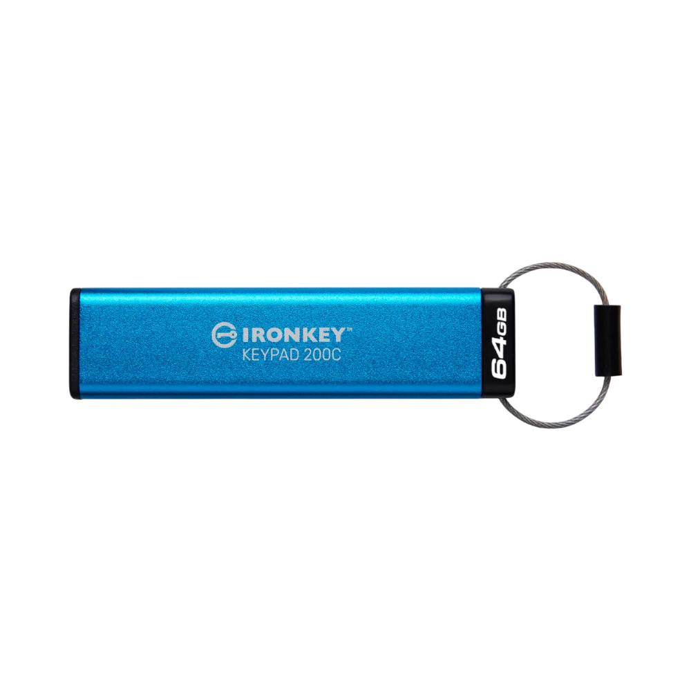 Kingston 64GB IronKey Keypad 200 USB-C 3.2 Gen 1 64GB Flash Drive — Being Shipped