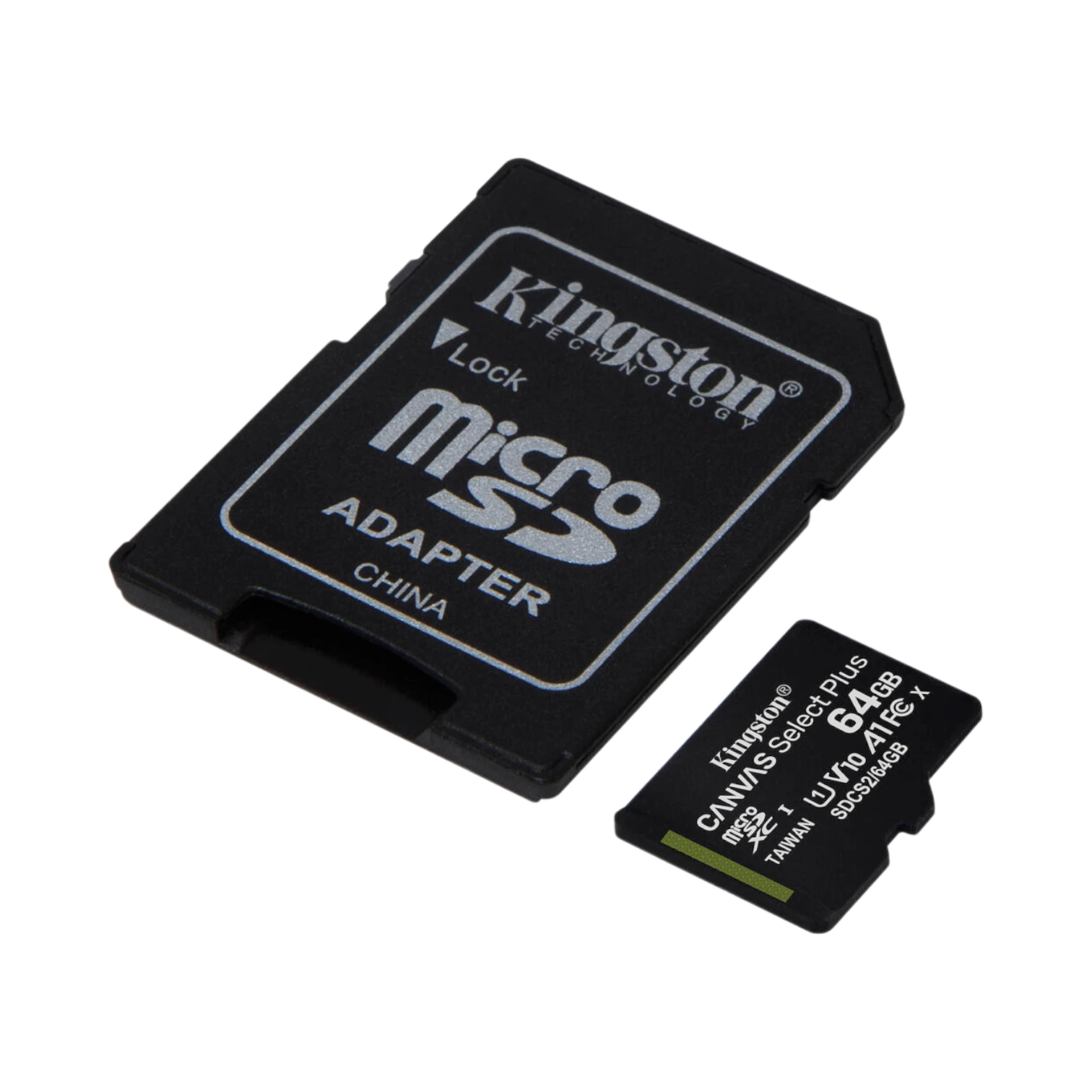 Kingston Canvas Select Plus 64GB UHS-I microSDXC Memory Card with SD Adapter — Being Shipped