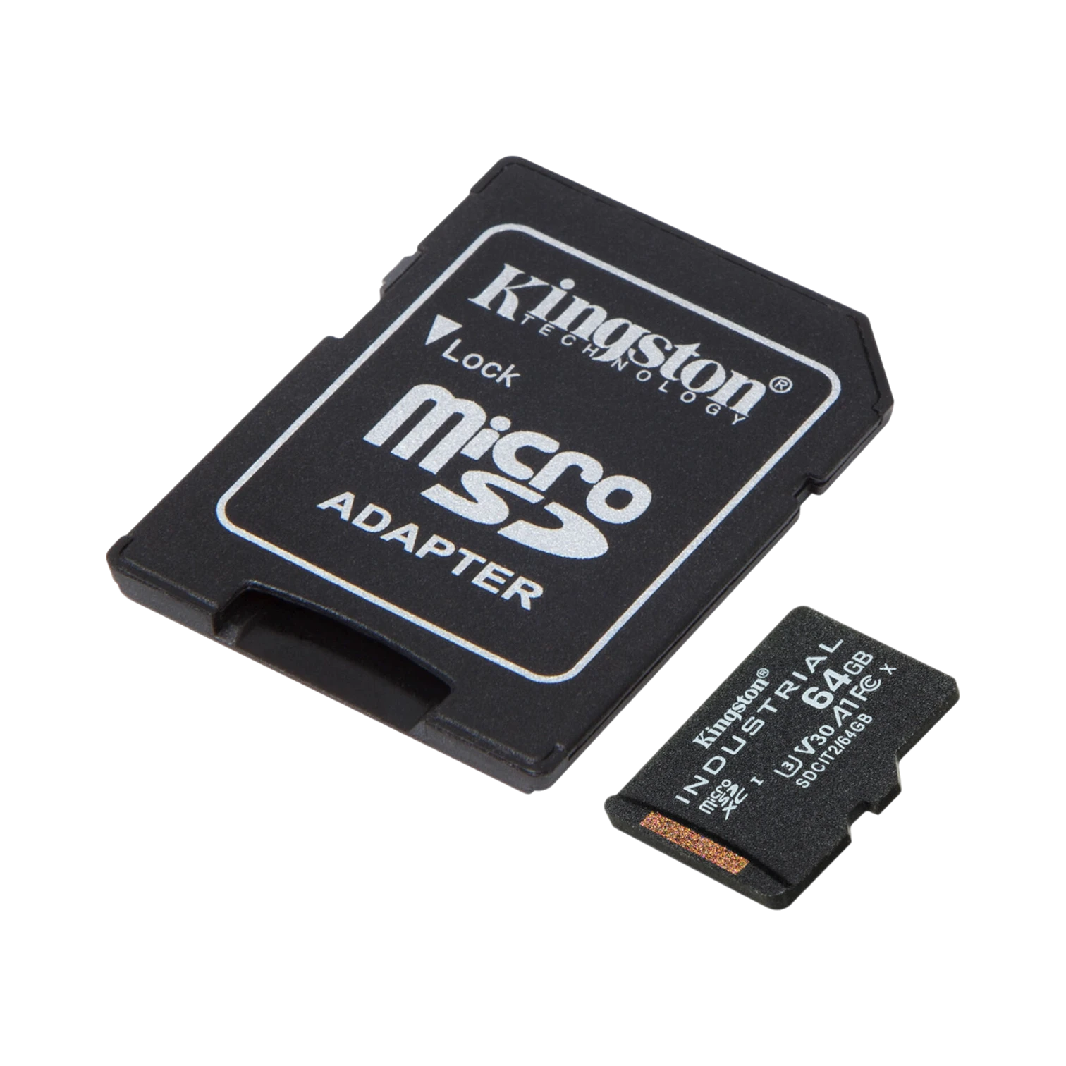 Kingston Industrial UHS-I 64GB microSDXC Memory Card with SD Adapter — Being Shipped