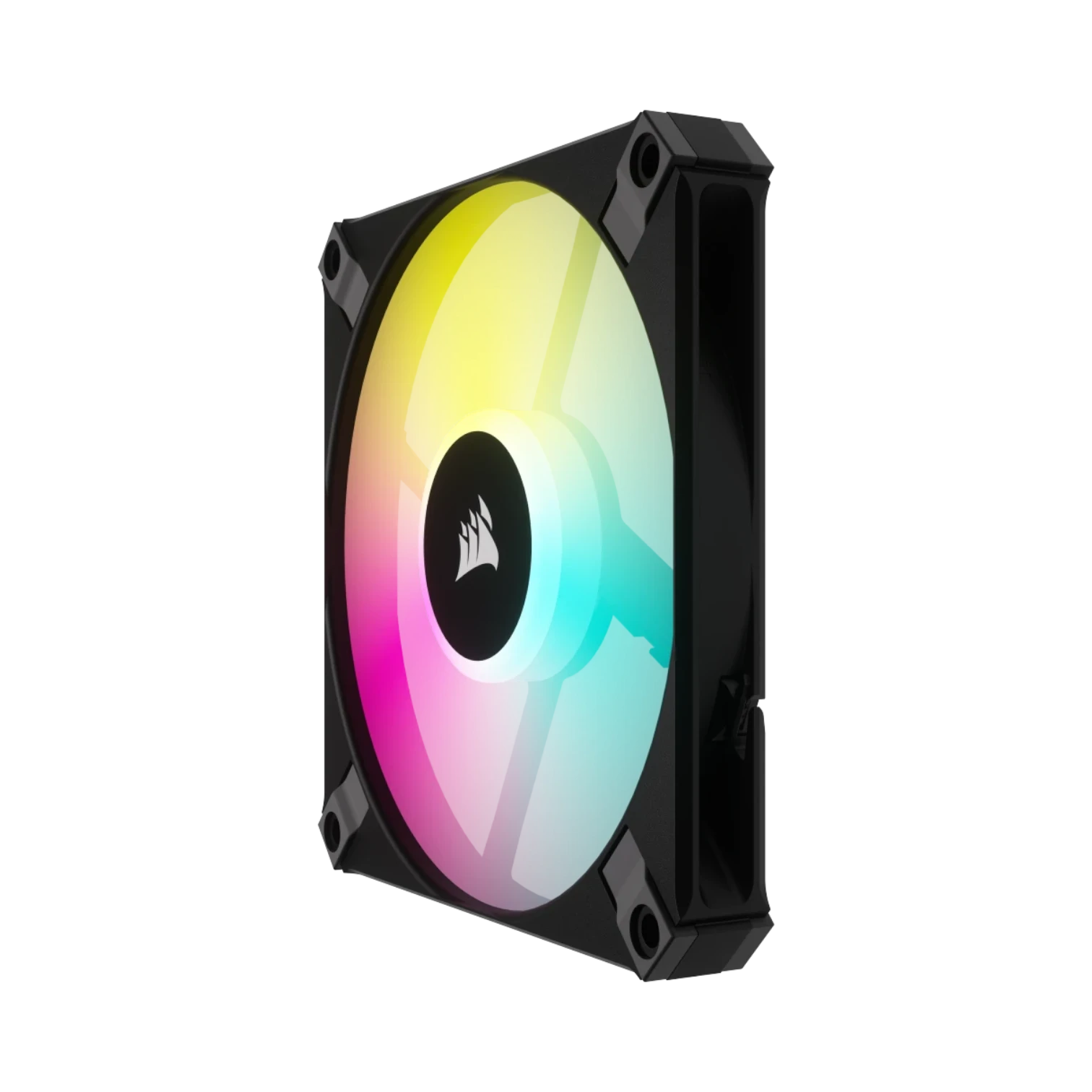 CORSAIR iCUE AF120 RGB SLIM 120mm PWM Fluid Dynamic Bearing Fan (Black) — Being Shipped