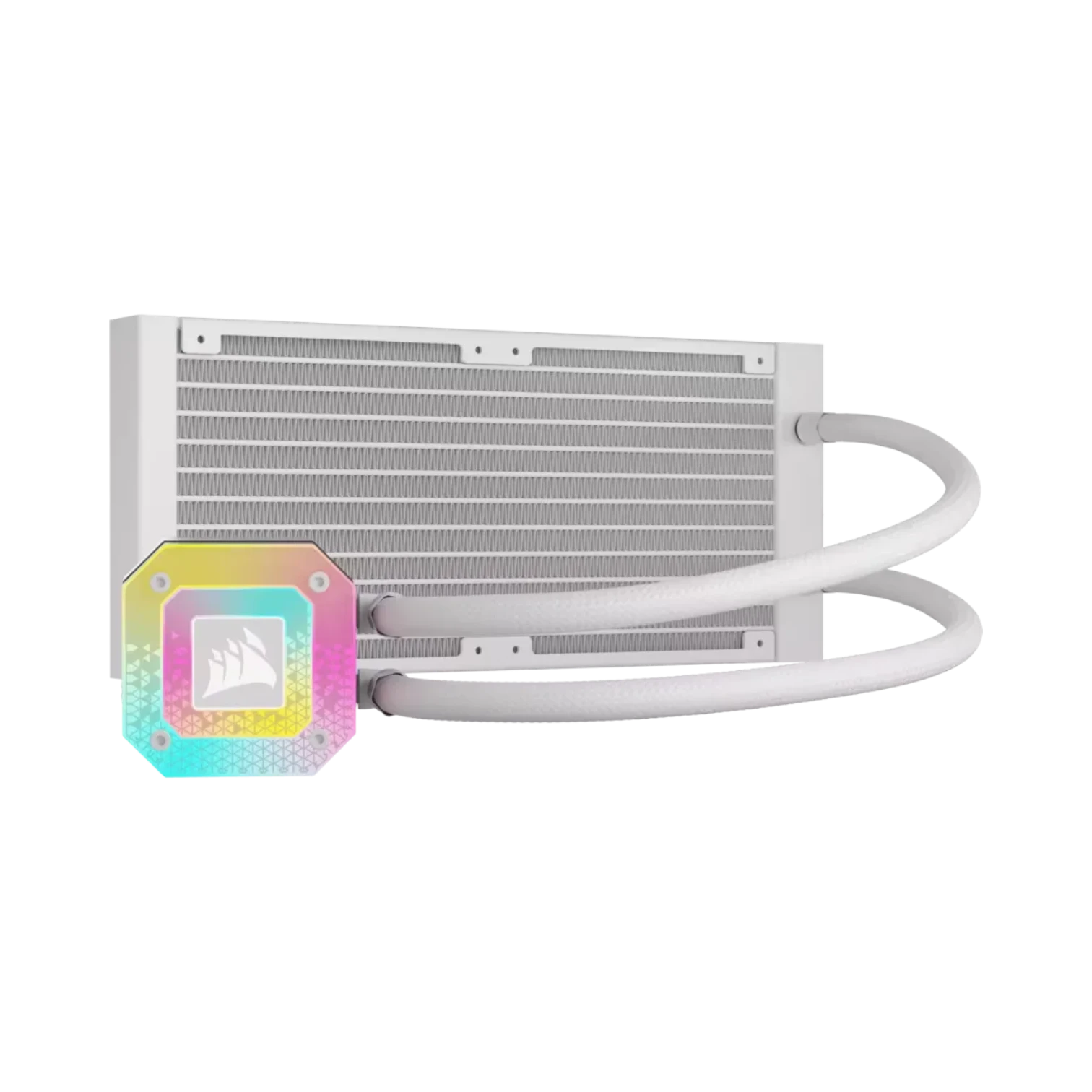 CORSAIR iCUE H100i ELITE CAPELLIX XT RGB Liquid CPU Cooler (White) — Being Shipped