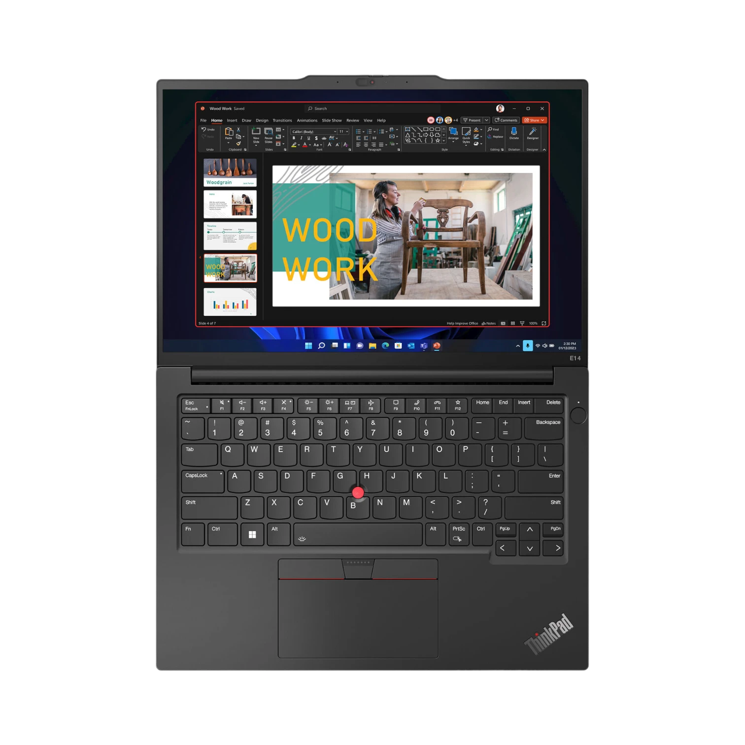 Lenovo 14" ThinkPad E14 Gen 5 Laptop AMD Ryzen 7 7730U, 16GB RAM, 512GB SSD (Graphite Black) — Being Shipped