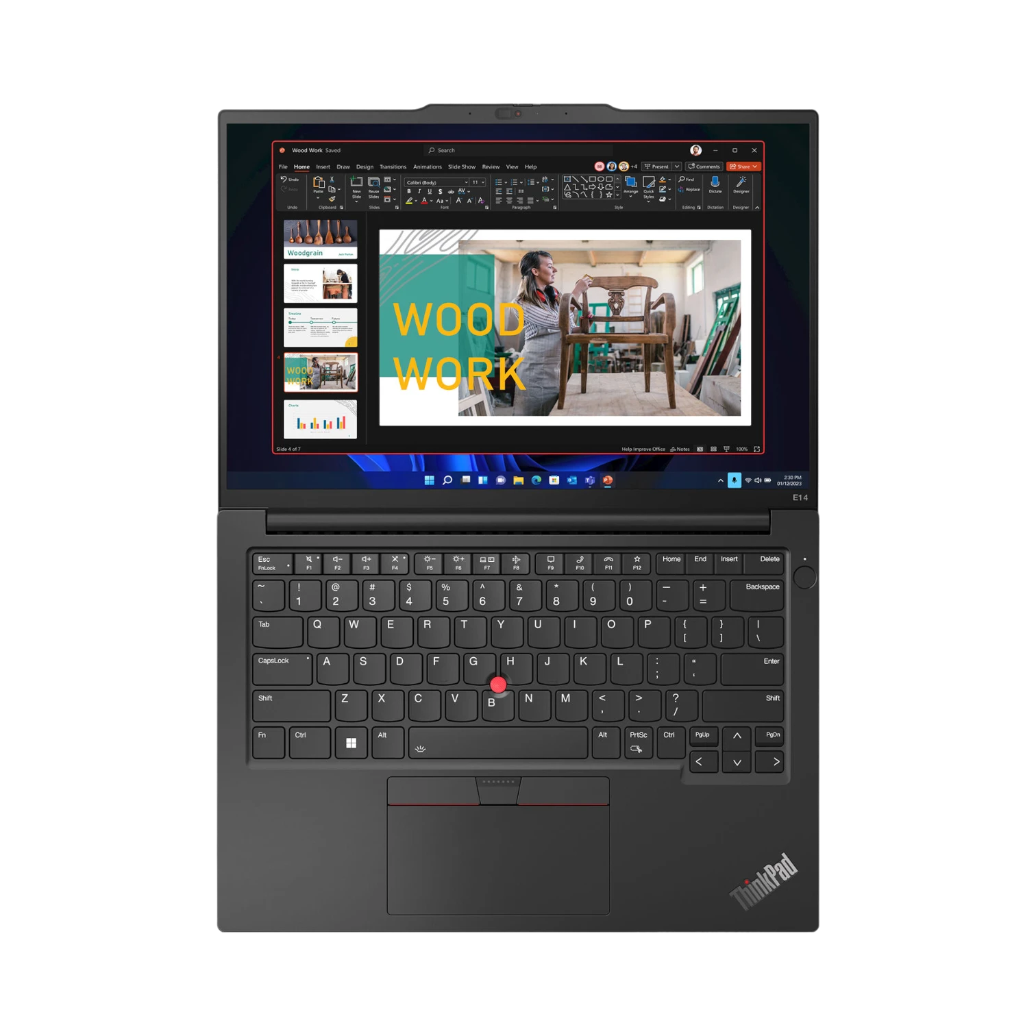 Lenovo 14" ThinkPad E14 Gen 5 Notebook Intel Core i5-1335U, 16GB RAM, 256GB SSD (Graphite Black) — Being Shipped