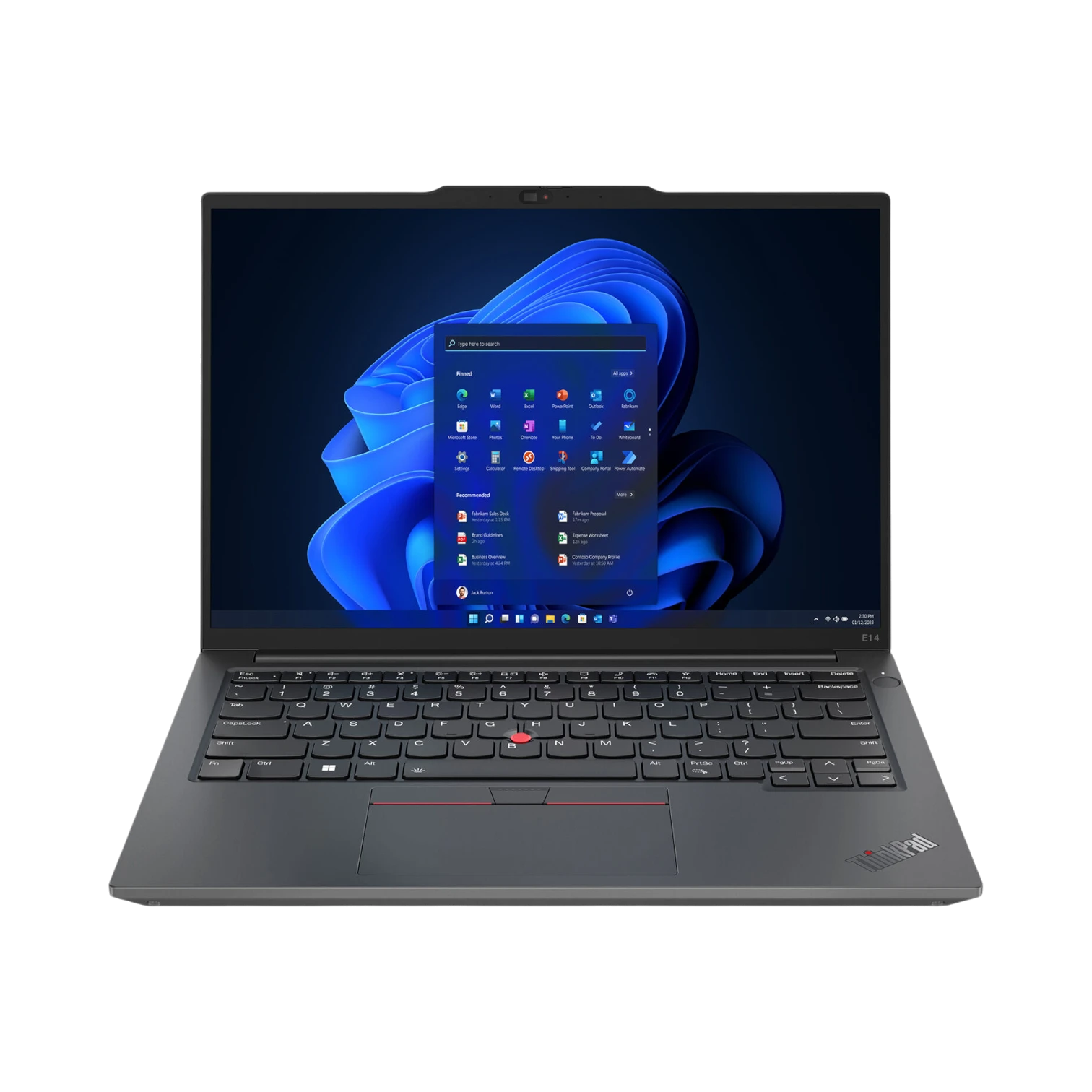 Lenovo 14" ThinkPad E14 Gen 5 Notebook Intel Core i5-1335U, 16GB RAM, 256GB SSD (Graphite Black) — Being Shipped