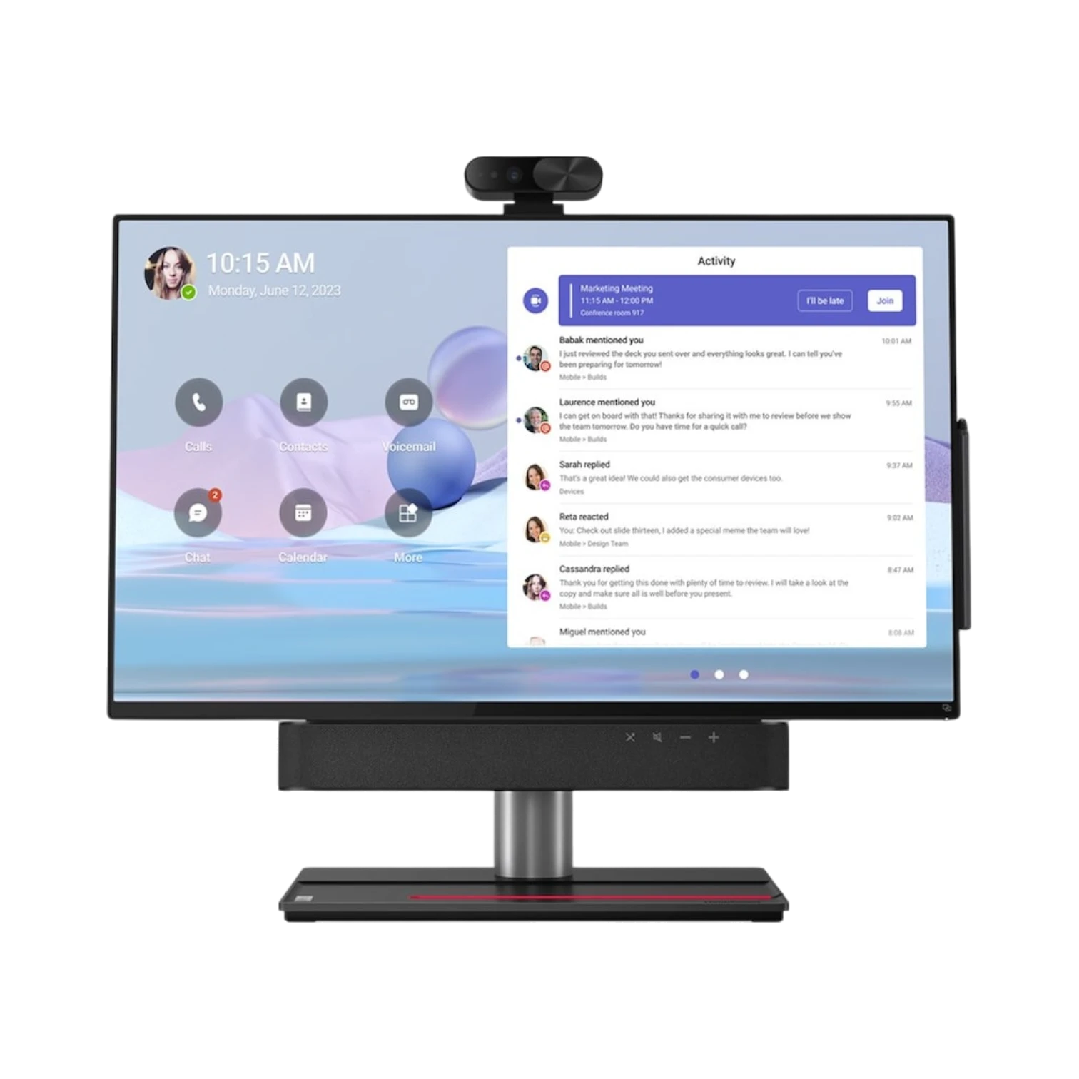 Lenovo ThinkSmart View Plus 27" All-in-One Conferencing System Qualcomm QCS8250, 8GB RAM, 128GB SSD — Being Shipped