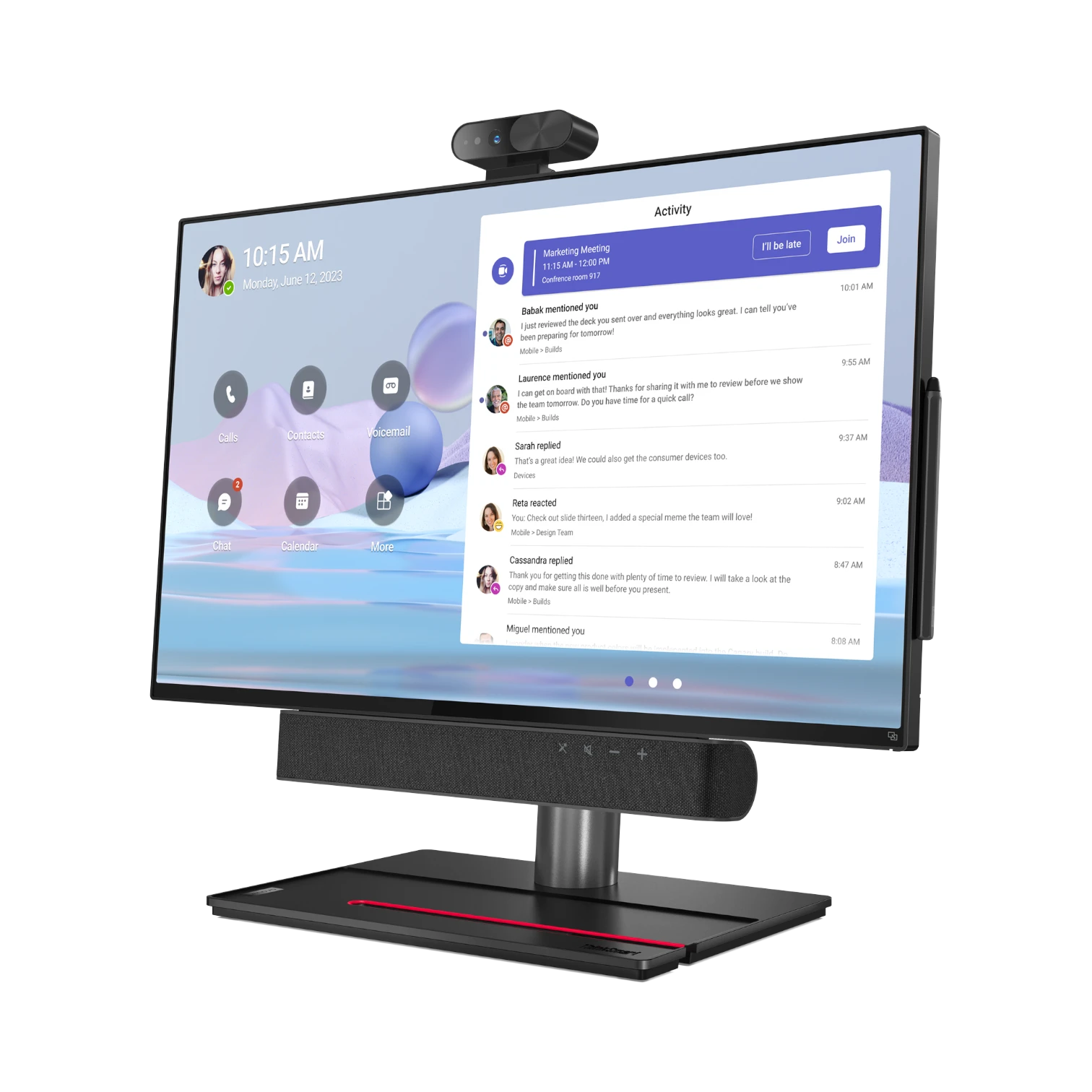 Lenovo ThinkSmart View Plus 27" All-in-One Conferencing System Qualcomm QCS8250, 8GB RAM, 128GB SSD — Being Shipped